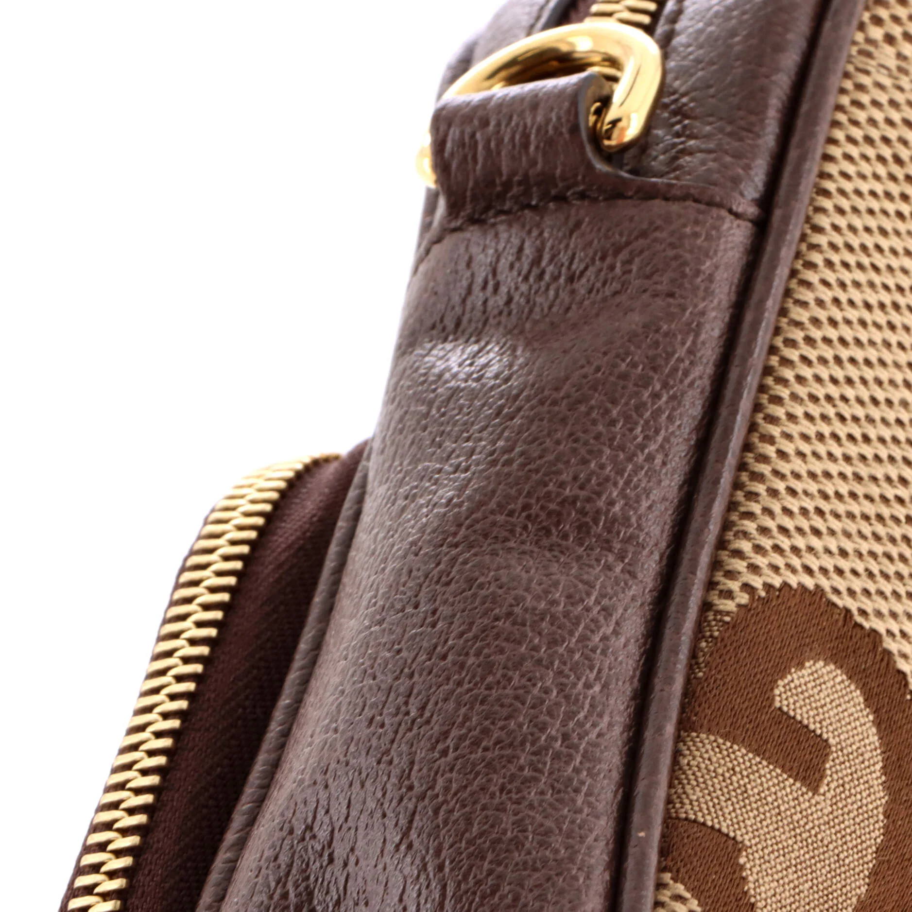 Front Pocket Web Crossbody Bag Jumbo GG Canva Mini - Image 7