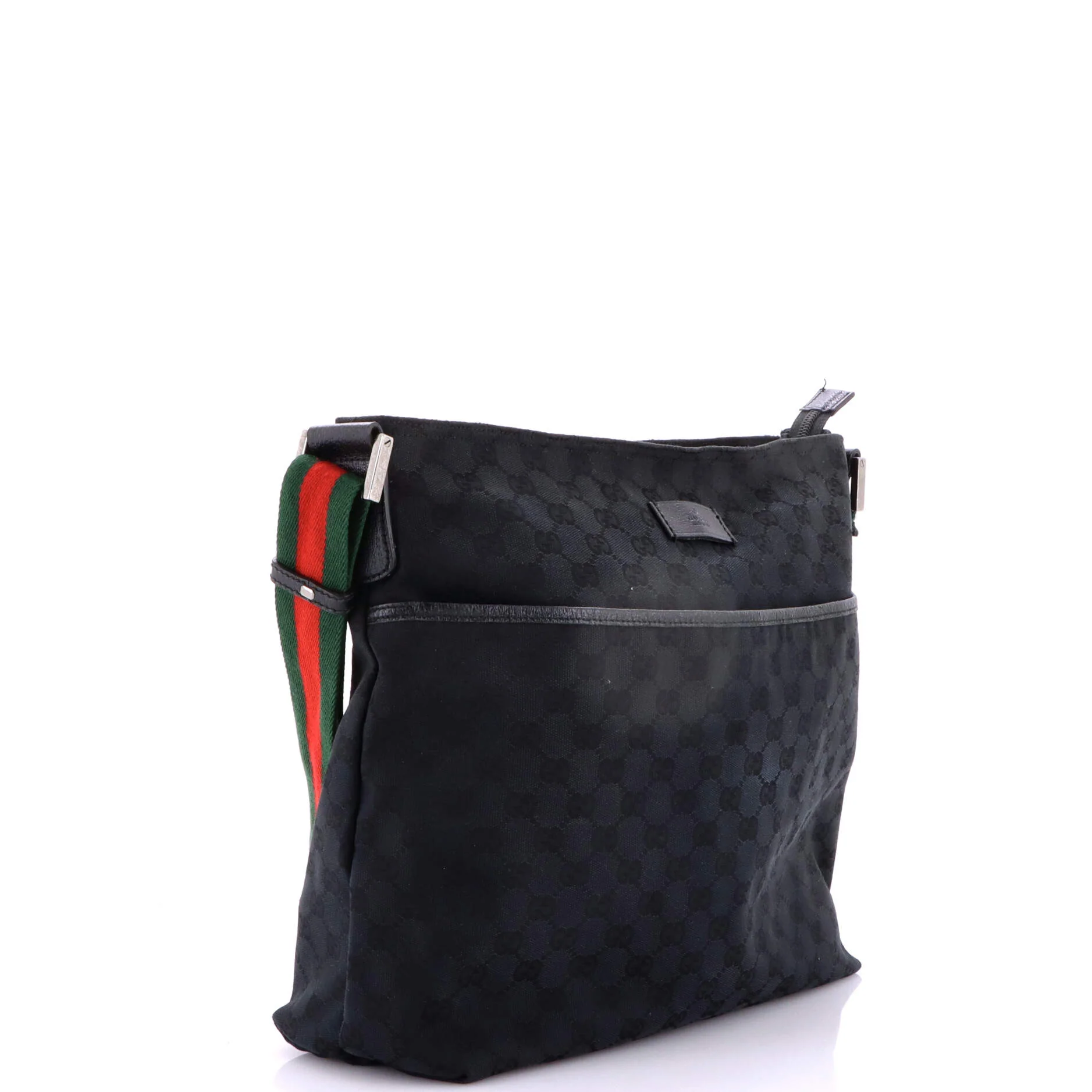 Front Pocket Web Messenger GG Canvas Medium - Image 2