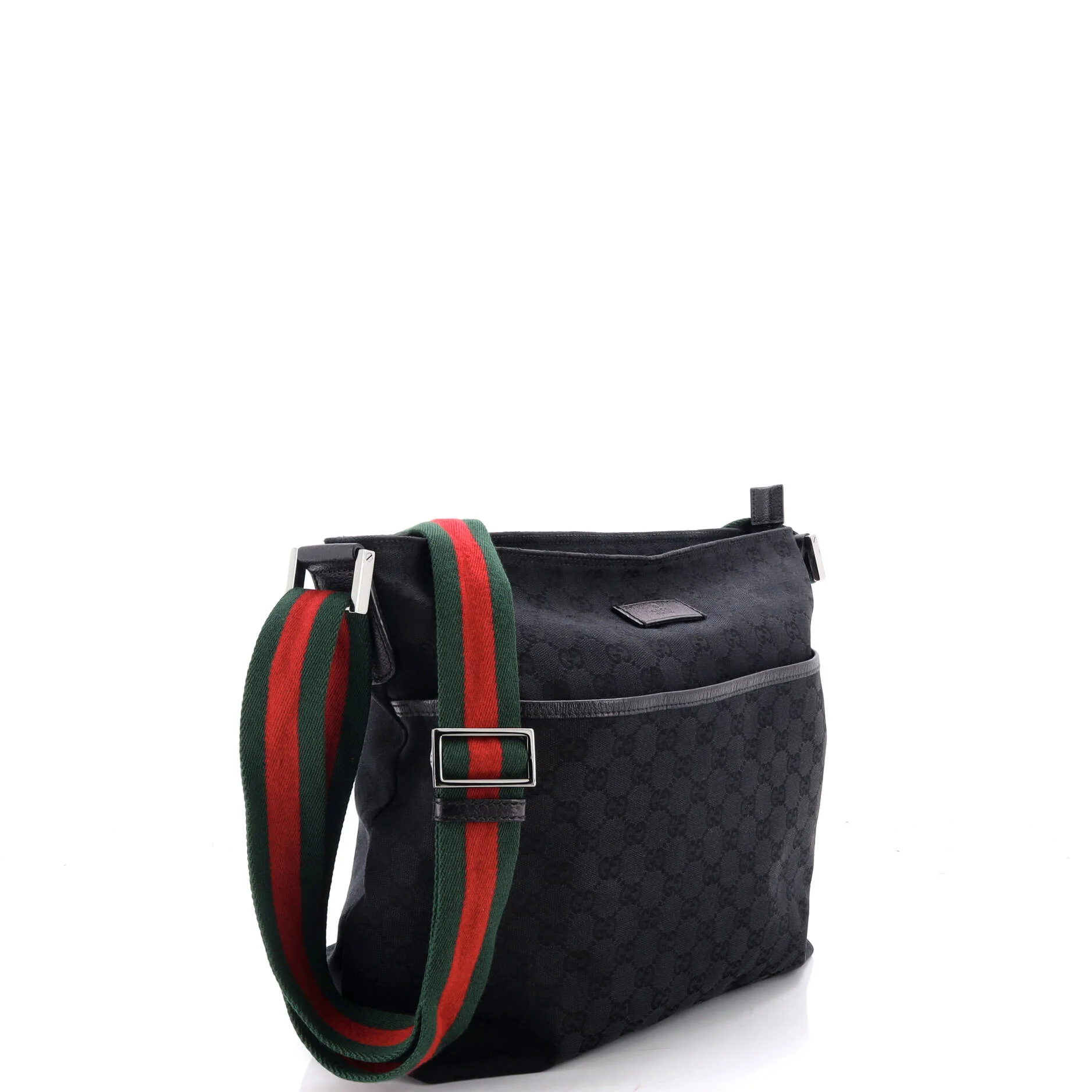 Front Pocket Web Messenger GG Canvas Medium - Image 2