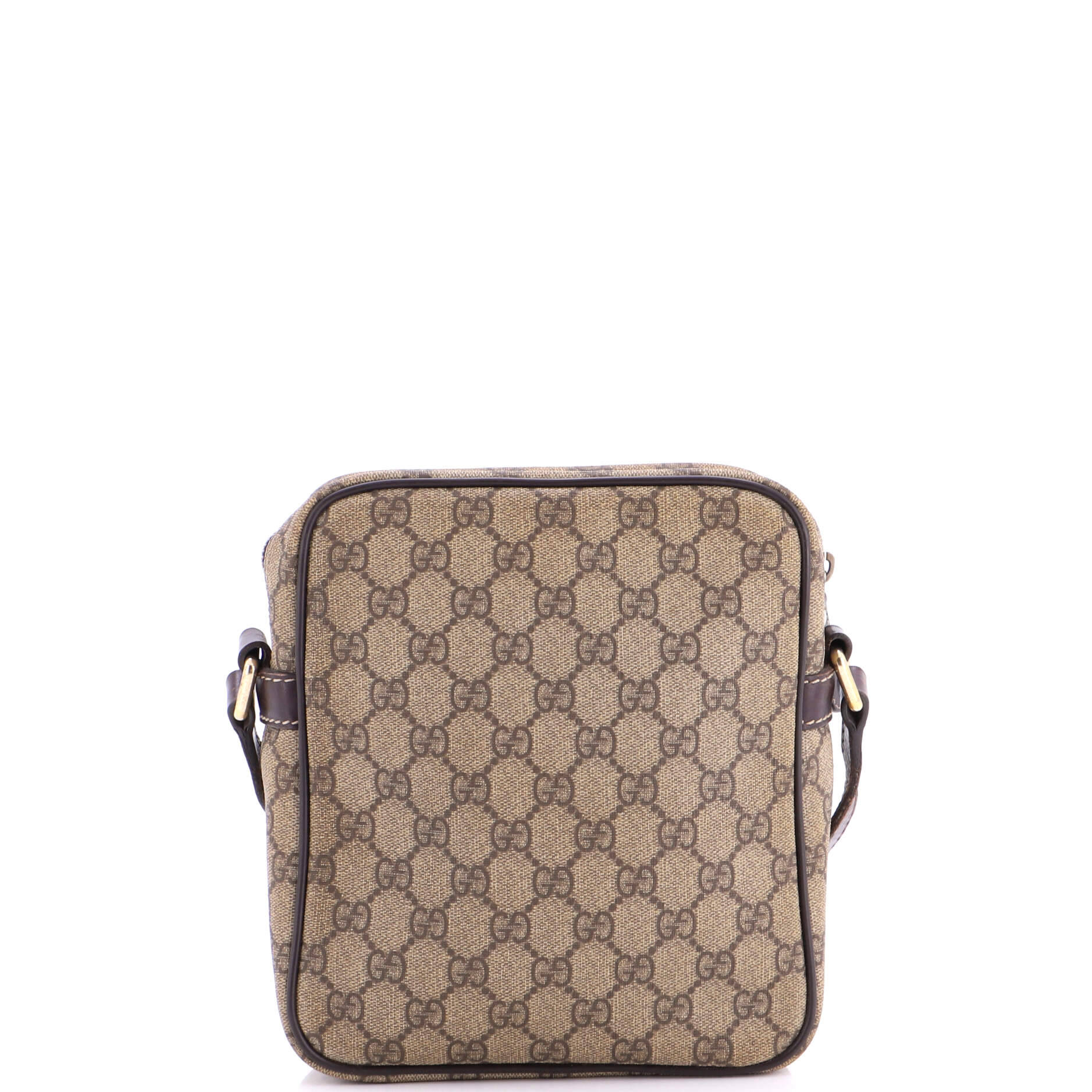 Front Zip Messenger GG Coated Canvas Small - Image 3