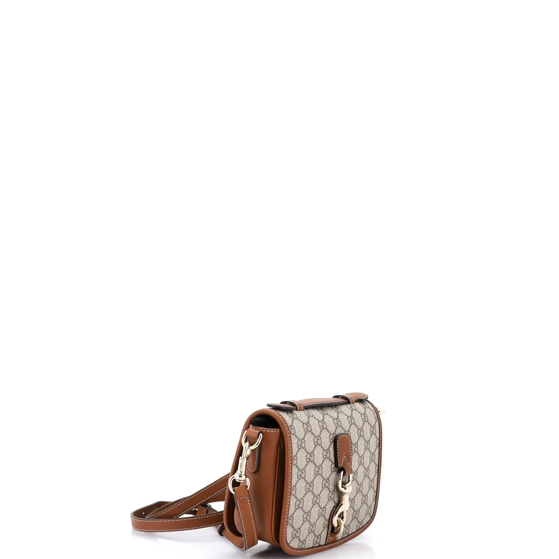 GG Emblem Flap Crossbody Bag GG Coated Canvas Mini - Image 2