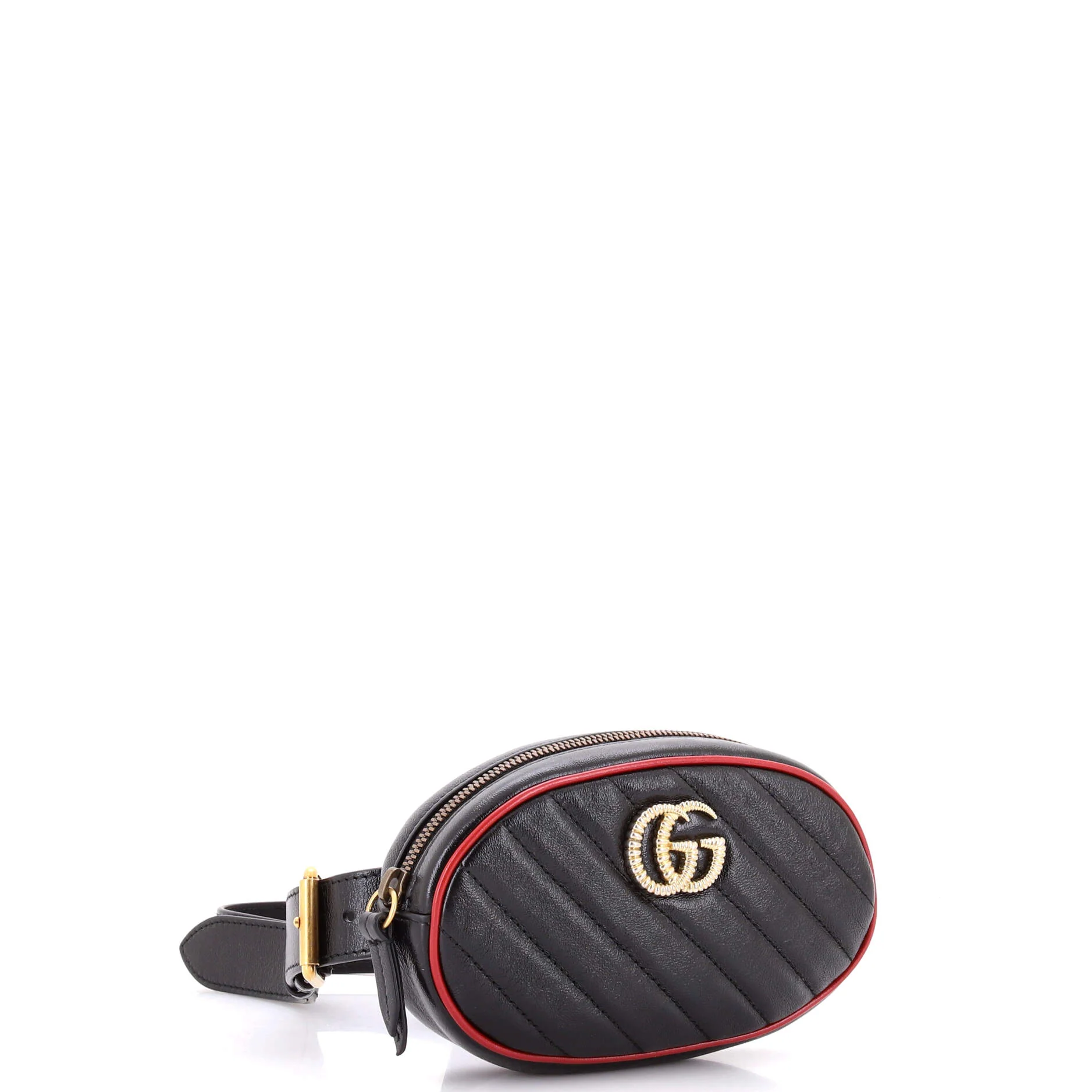 GG Marmont Belt Bag Diagonal Quilted Leather - Image 2