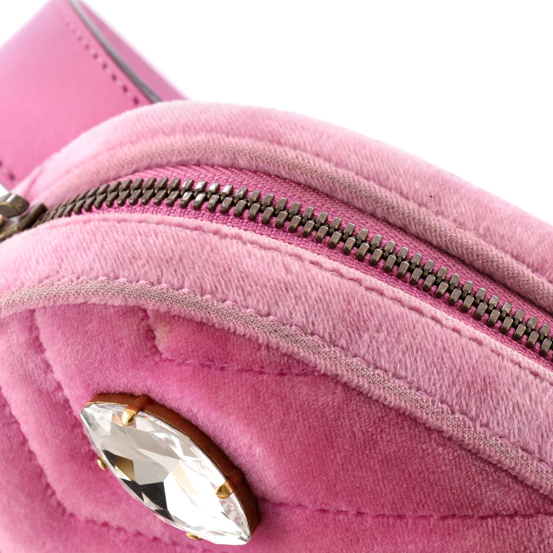 GG Marmont Belt Bag Embellished Matelasse Velvet - Image 6