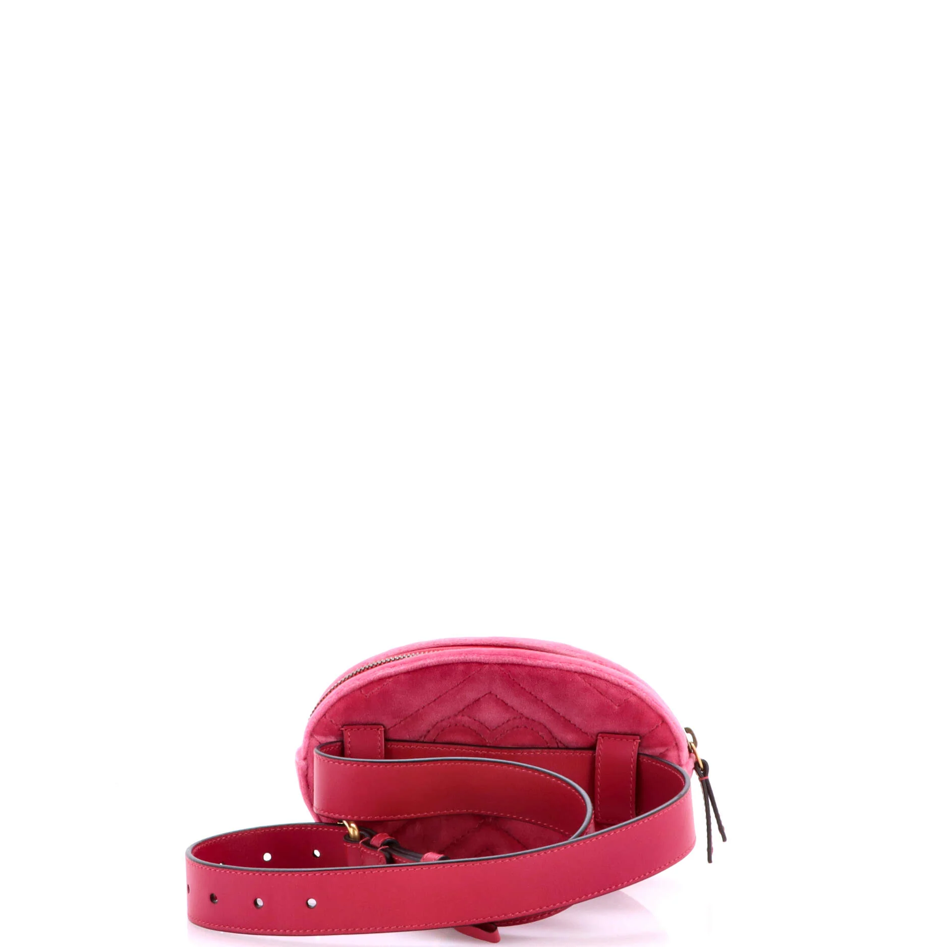 GG Marmont Belt Bag Matelasse Velvet - Image 3