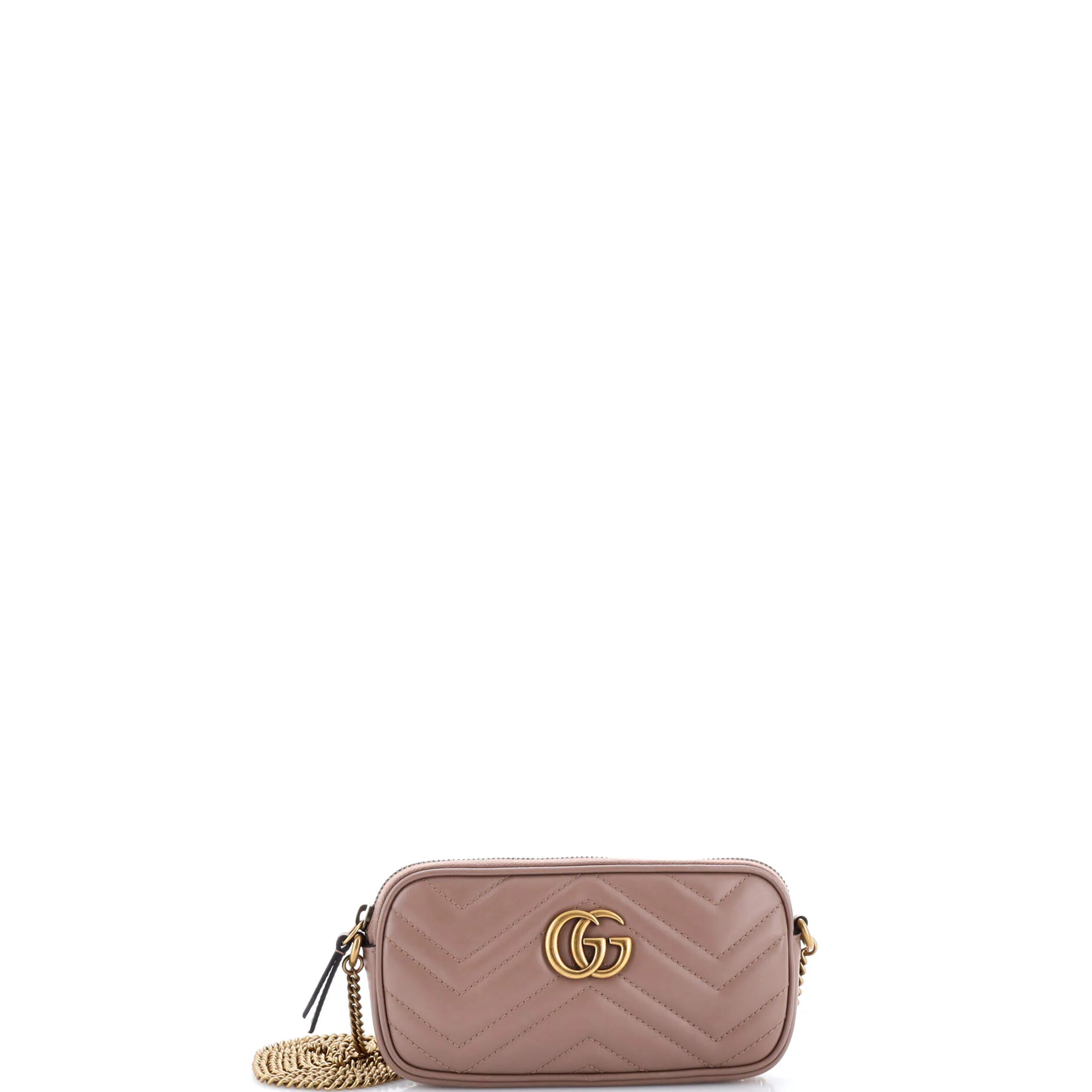 GG Marmont Chain Crossbody Bag Matelasse Leather Mini