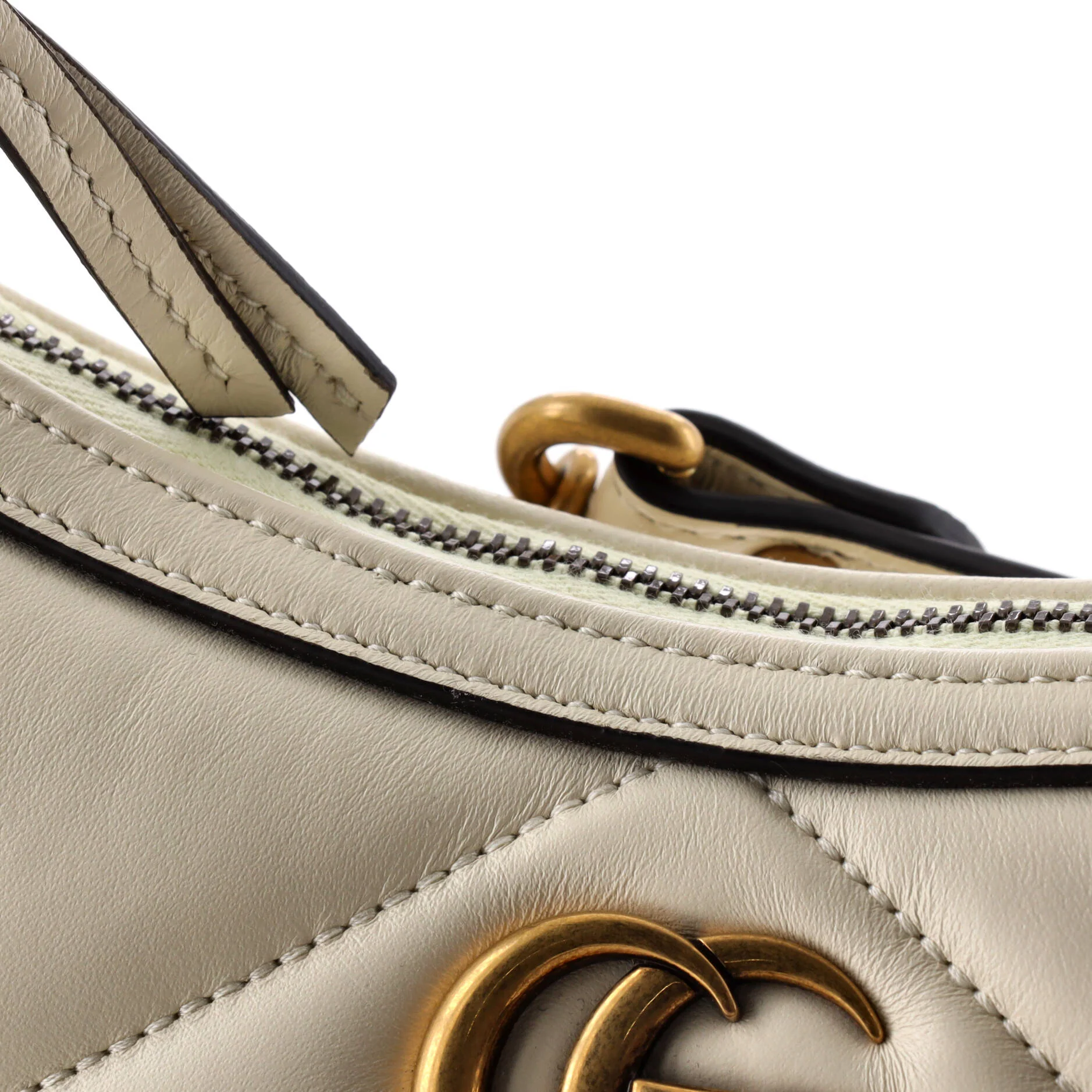 GG Marmont Chain Moon Hobo Matelasse Leather Small - Image 6