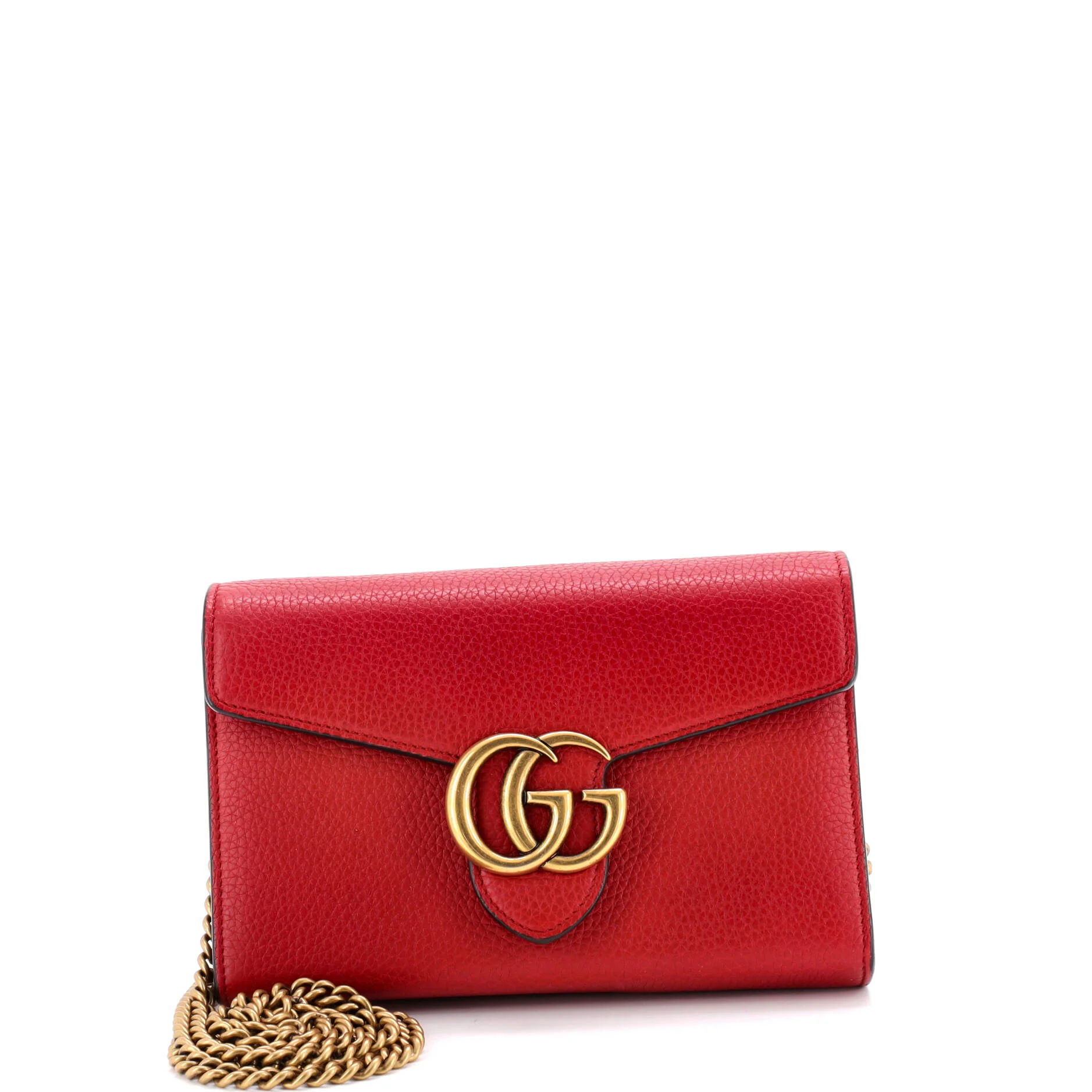 GG Marmont Chain Wallet Leather Mini