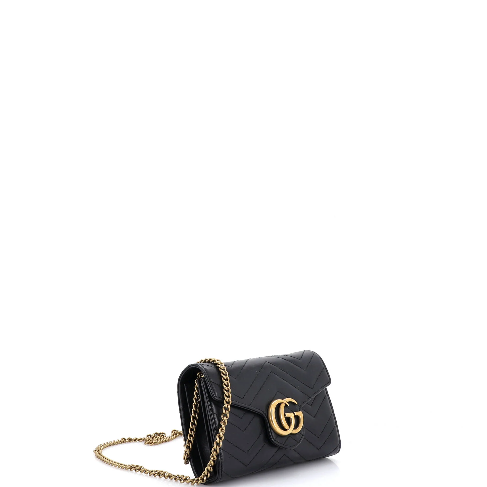 GG Marmont Chain Wallet Matelasse Leather Mini - Image 2
