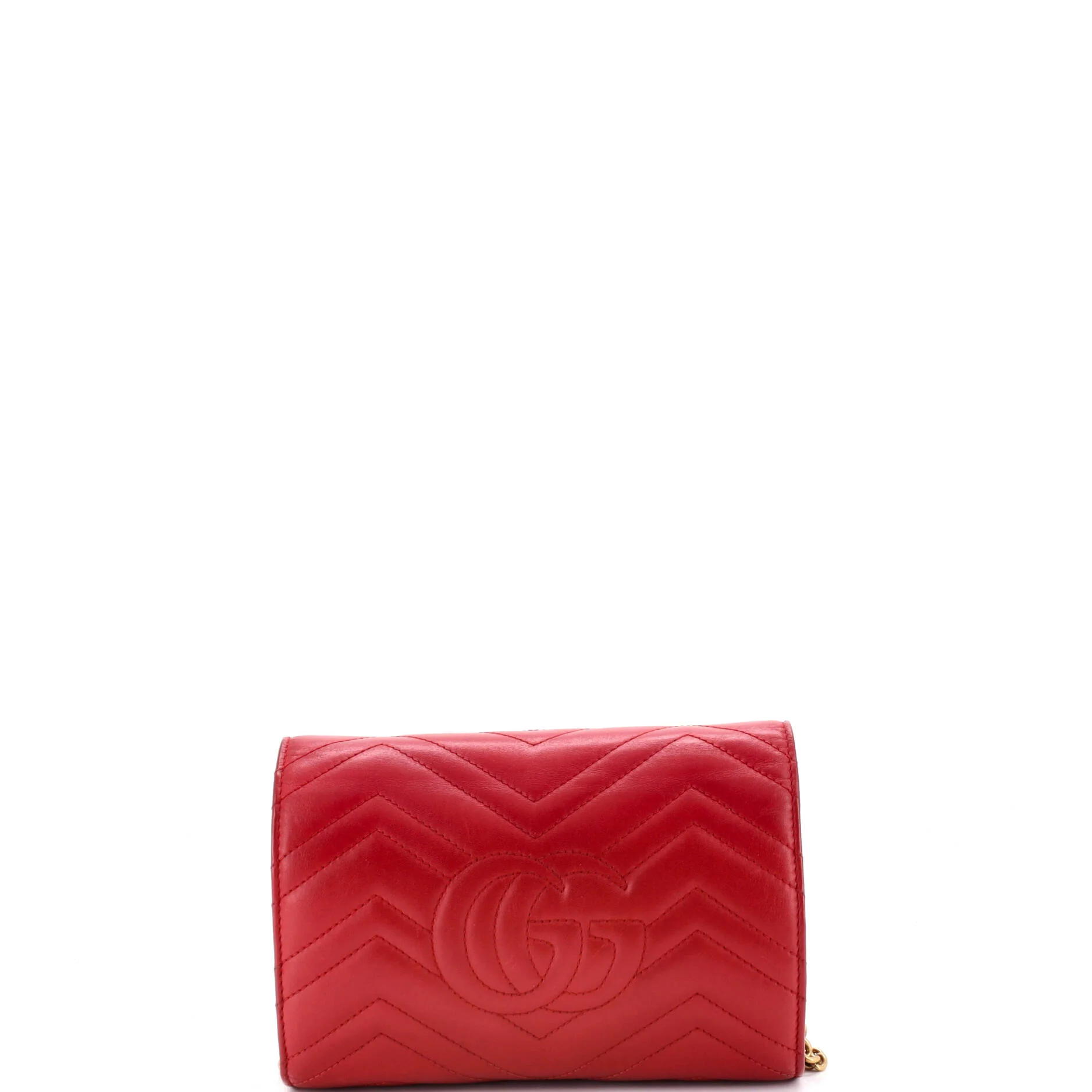 GG Marmont Chain Wallet Matelasse Leather Mini - Image 3