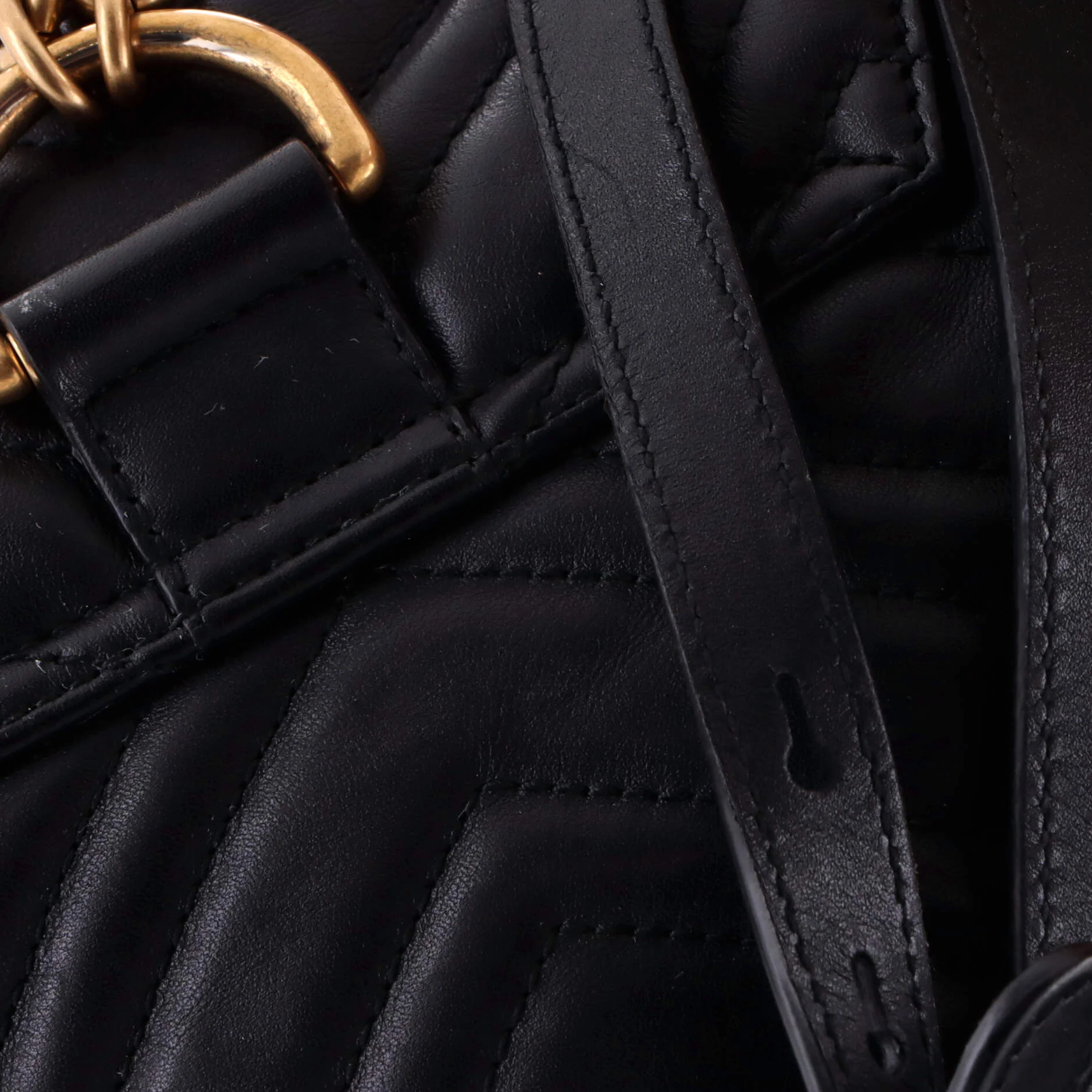GG Marmont Drawstring Backpack Matelasse Leather Mini - Image 8