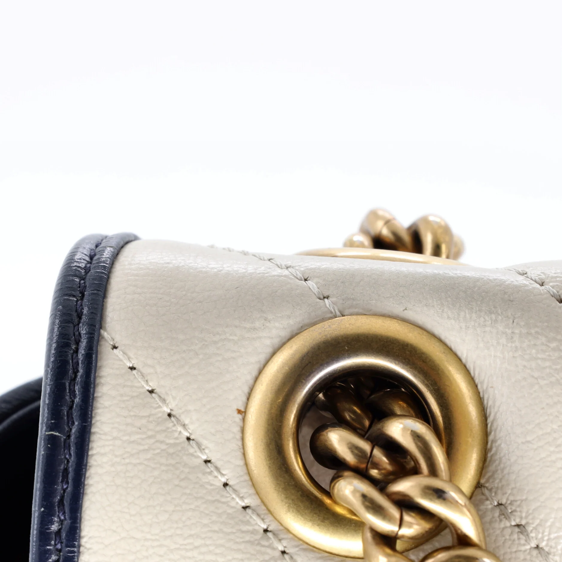 GG Marmont Flap Bag Diagonal Quilted Leather Small - Image 7