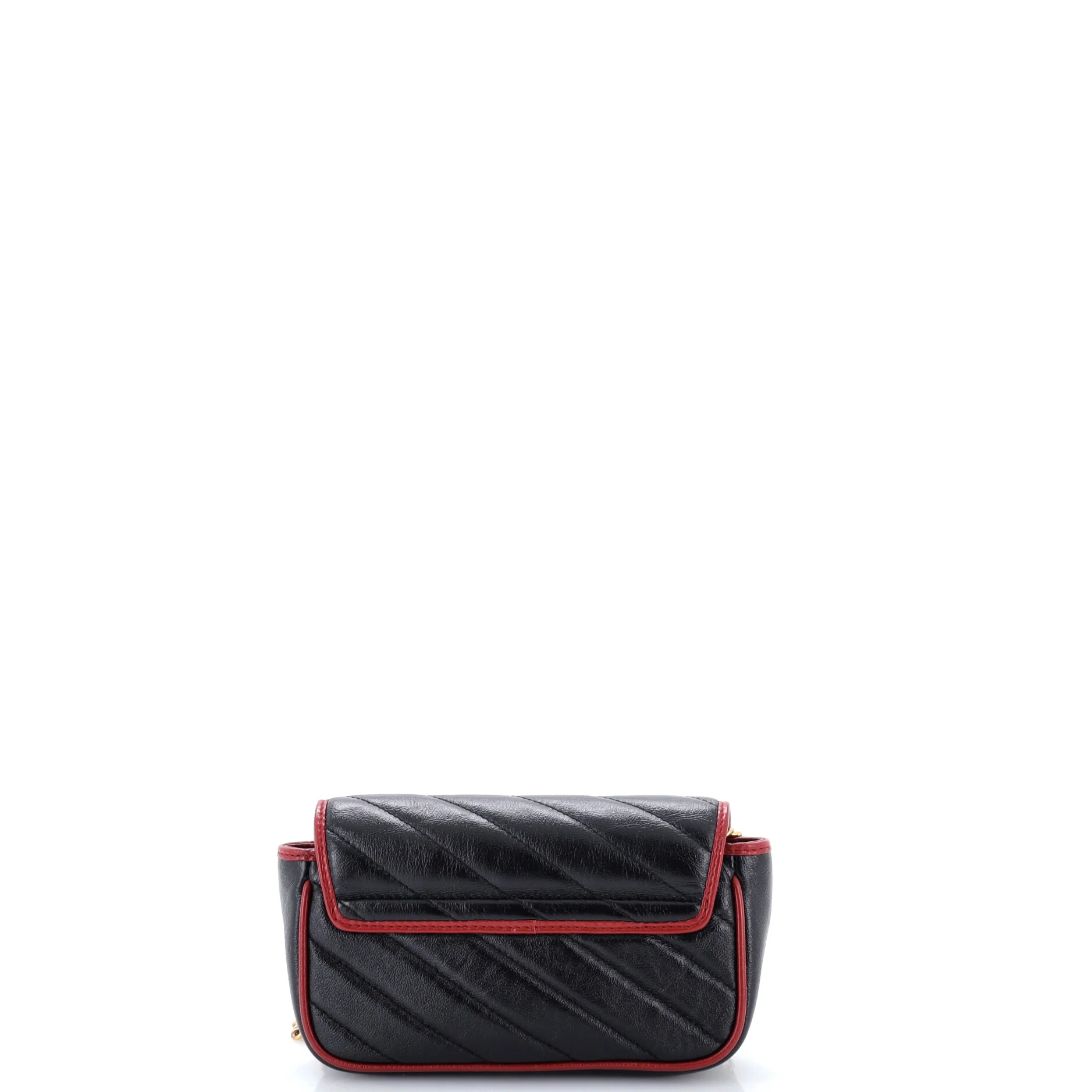 GG Marmont Flap Bag Diagonal Quilted Leather Super Mini - Image 3