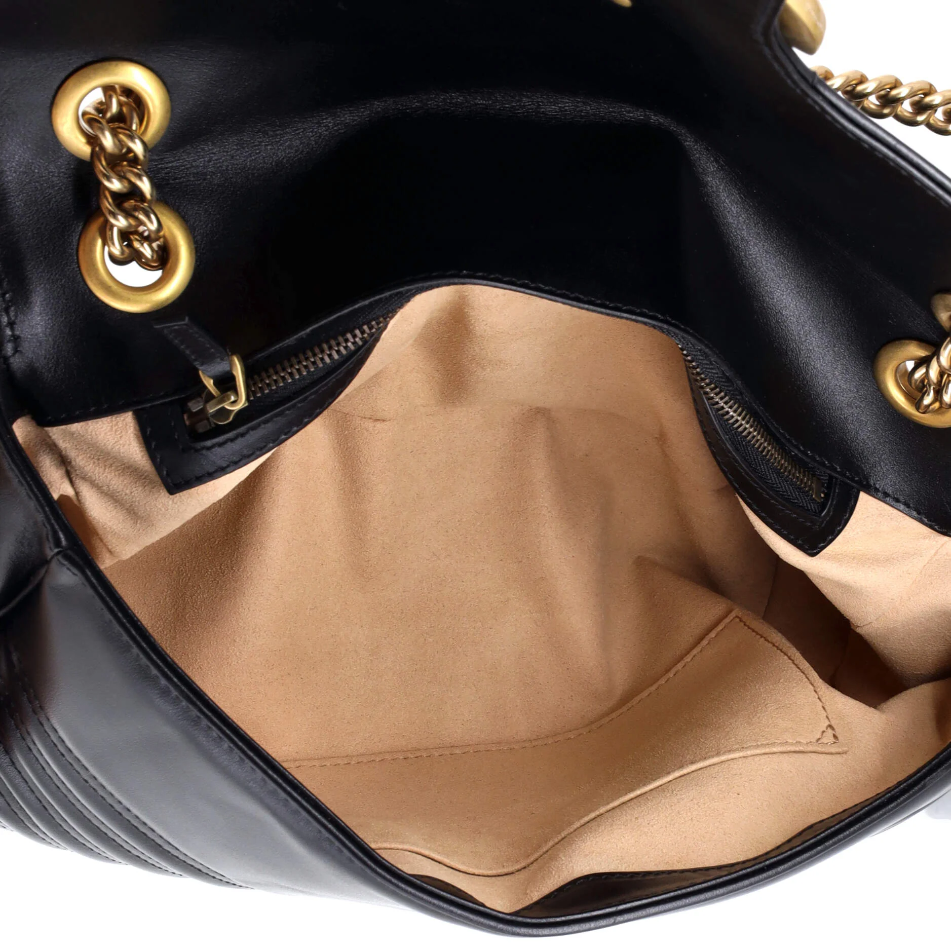 GG Marmont Flap Bag Matelasse Leather Medium - Image 6