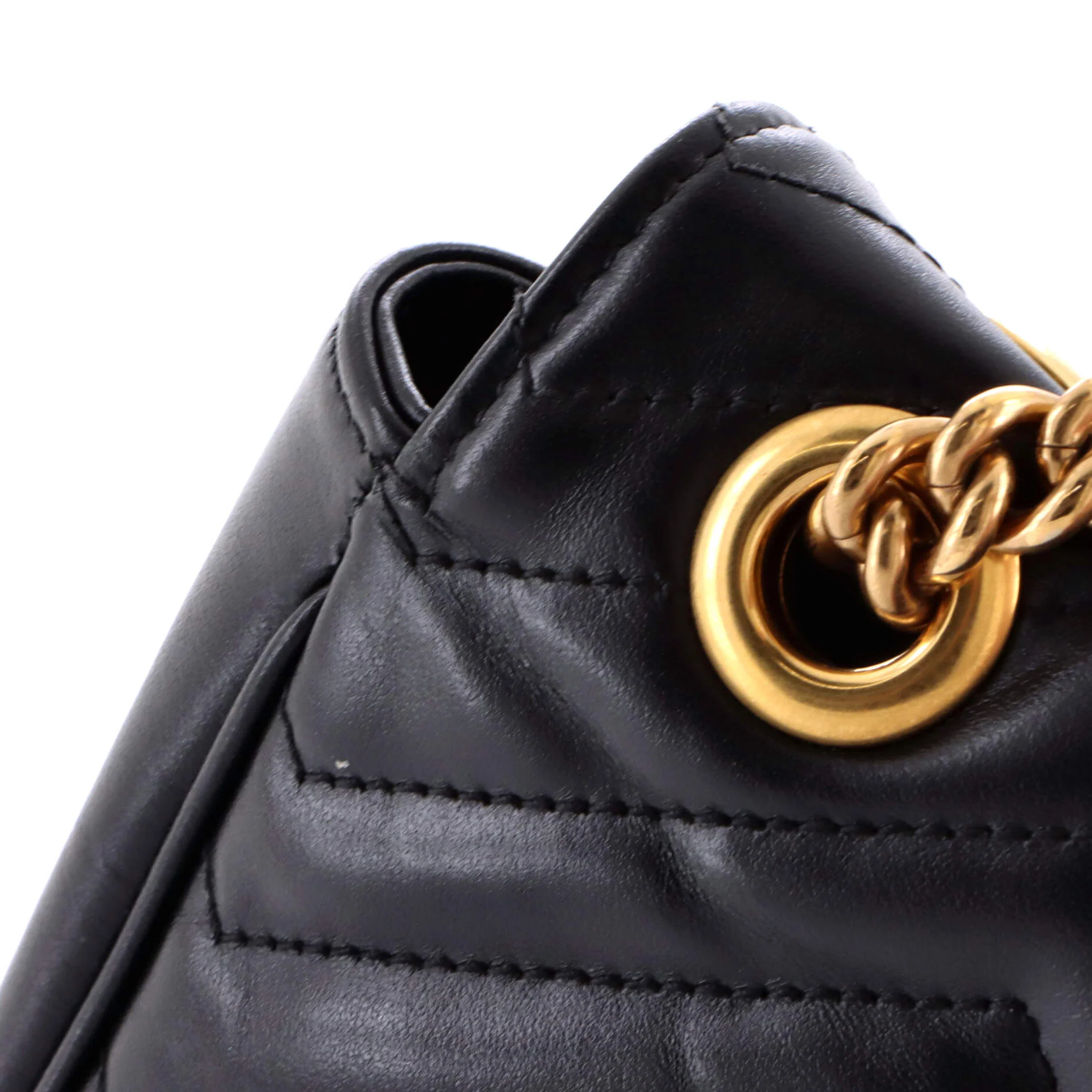 GG Marmont Flap Bag Matelasse Leather Medium - Image 7