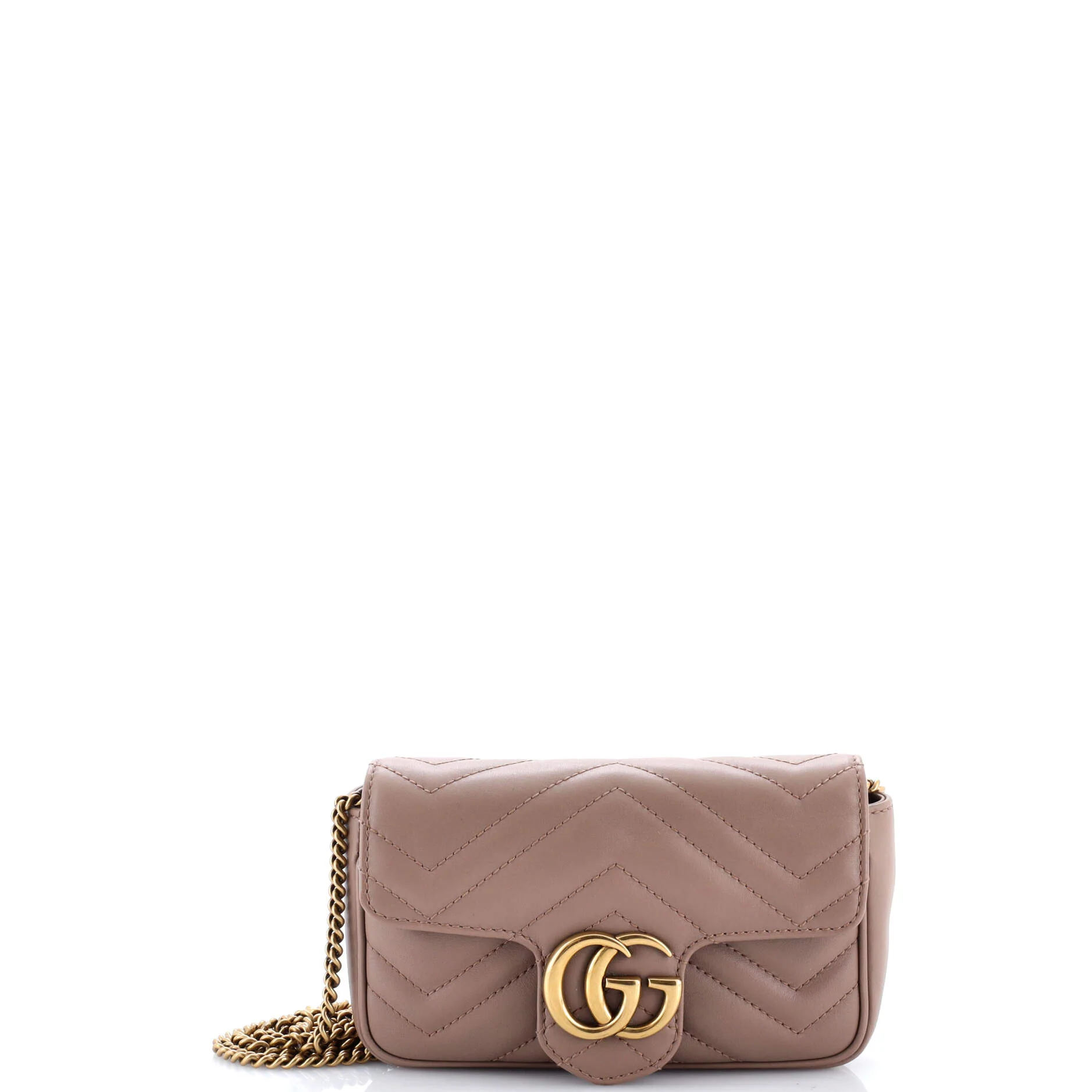 GG Marmont Flap Bag Matelasse Leather Super Mini