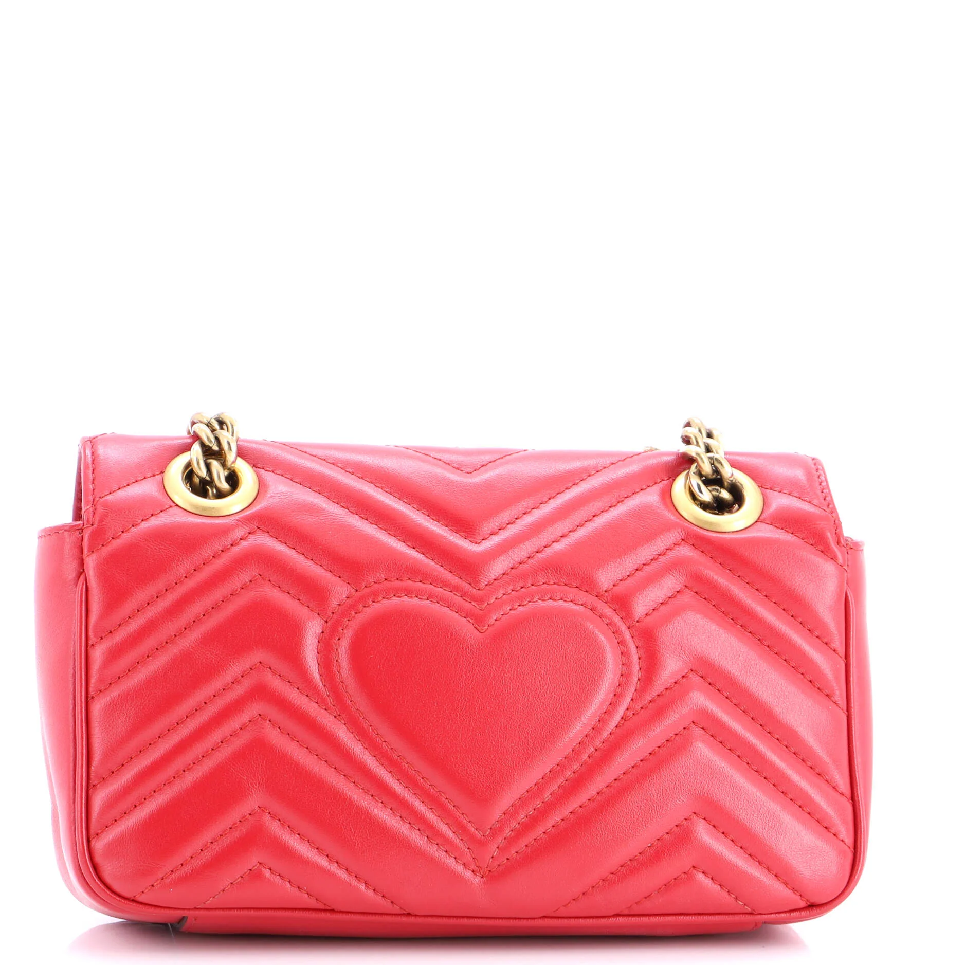 GG Marmont Flap Bag Matelasse Leather Mini - Image 3