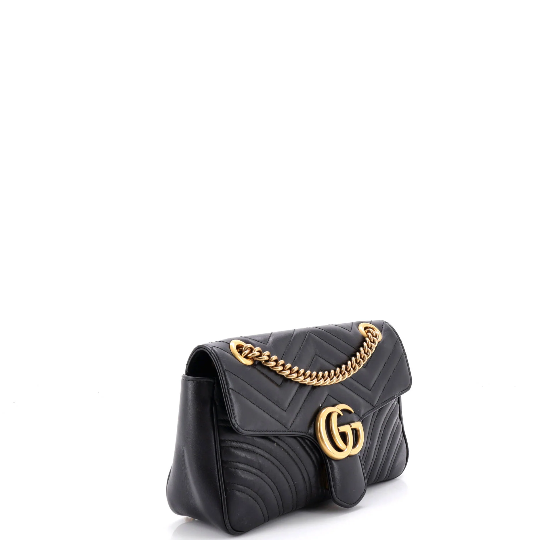 GG Marmont Flap Bag Matelasse Leather Small - Image 2