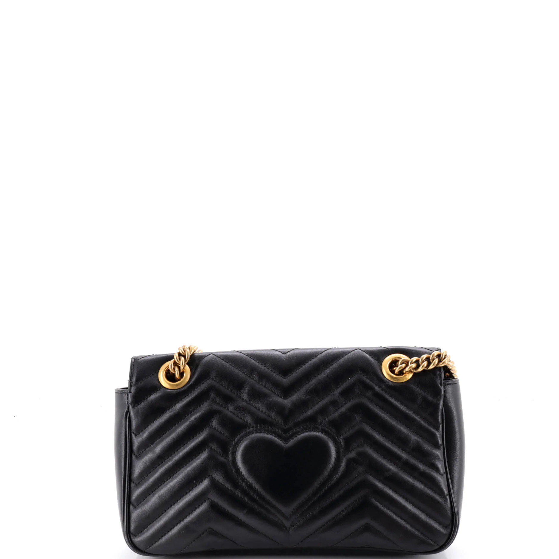 GG Marmont Flap Bag Matelasse Leather Small - Image 3