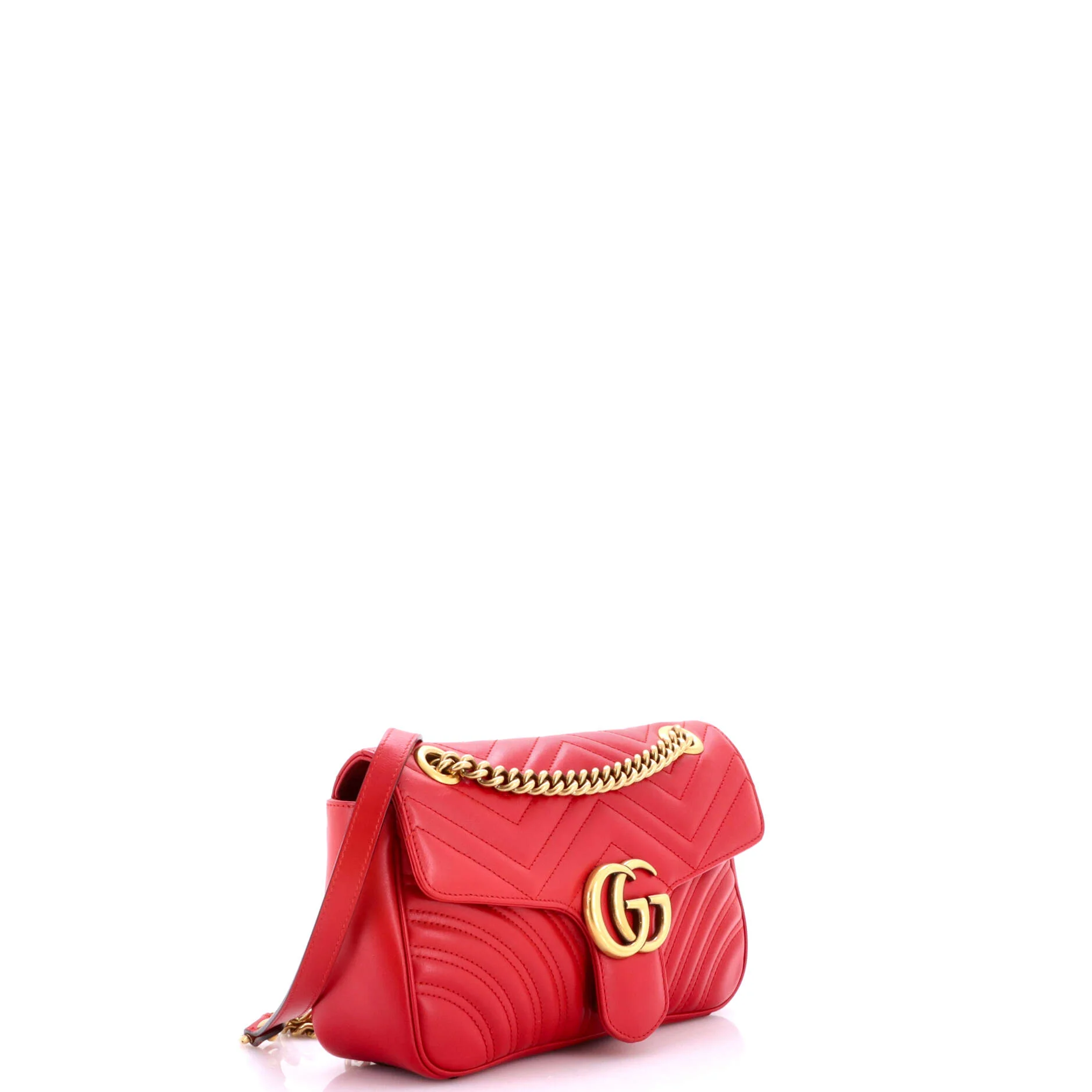 GG Marmont Flap Bag Matelasse Leather Small - Image 2