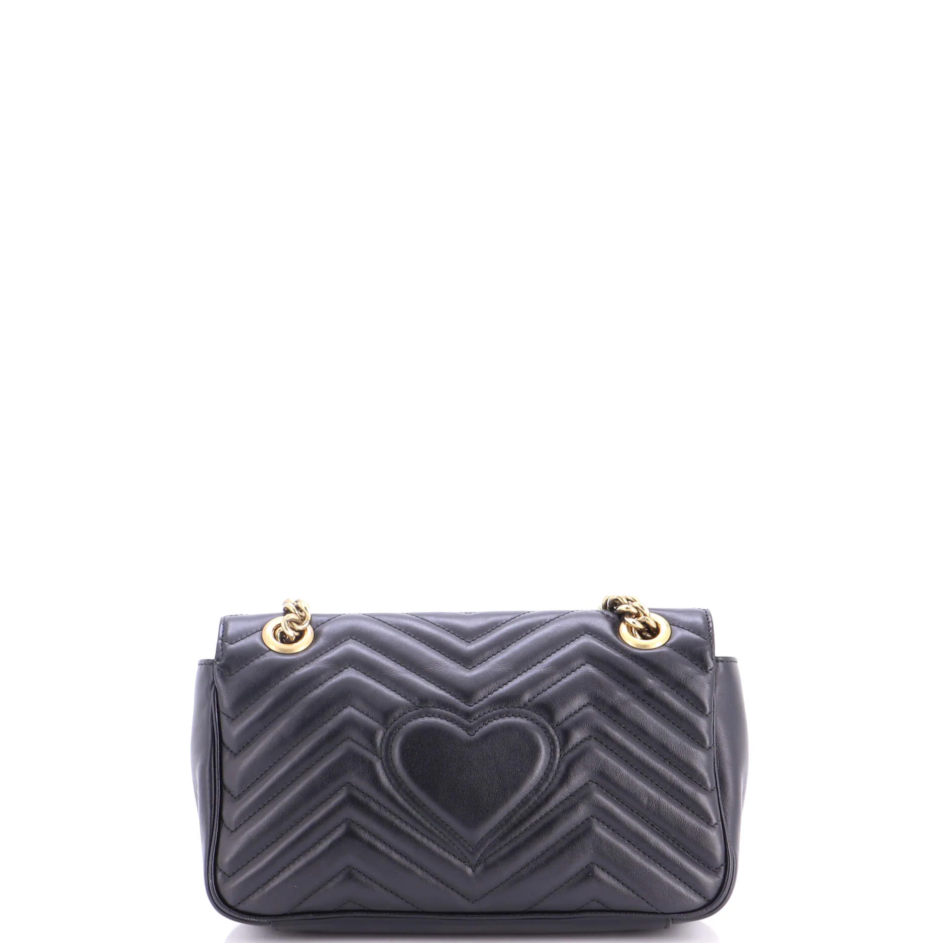 GG Marmont Flap Bag Matelasse Leather Small - Image 3