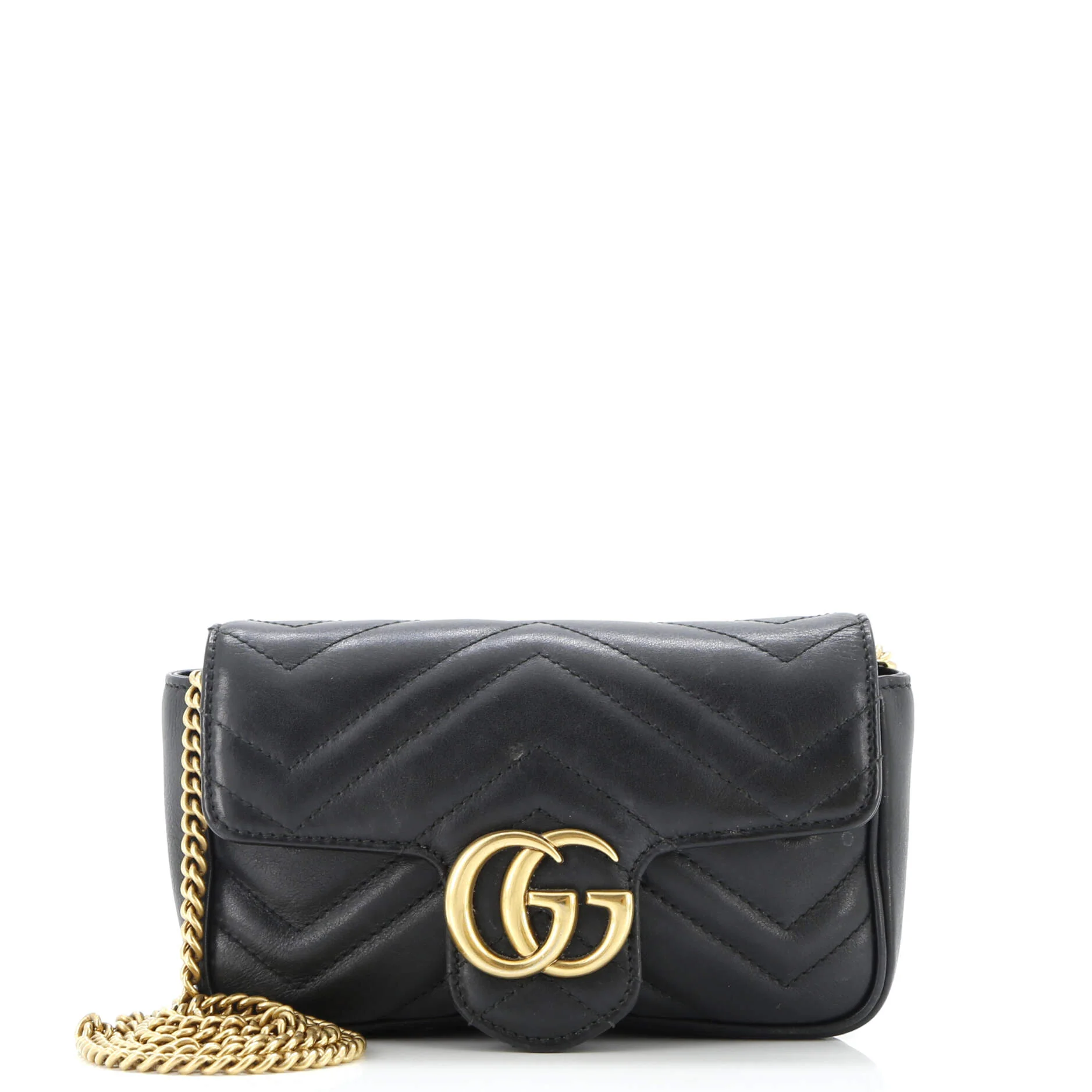 GG Marmont Flap Bag Matelasse Leather Super Mini