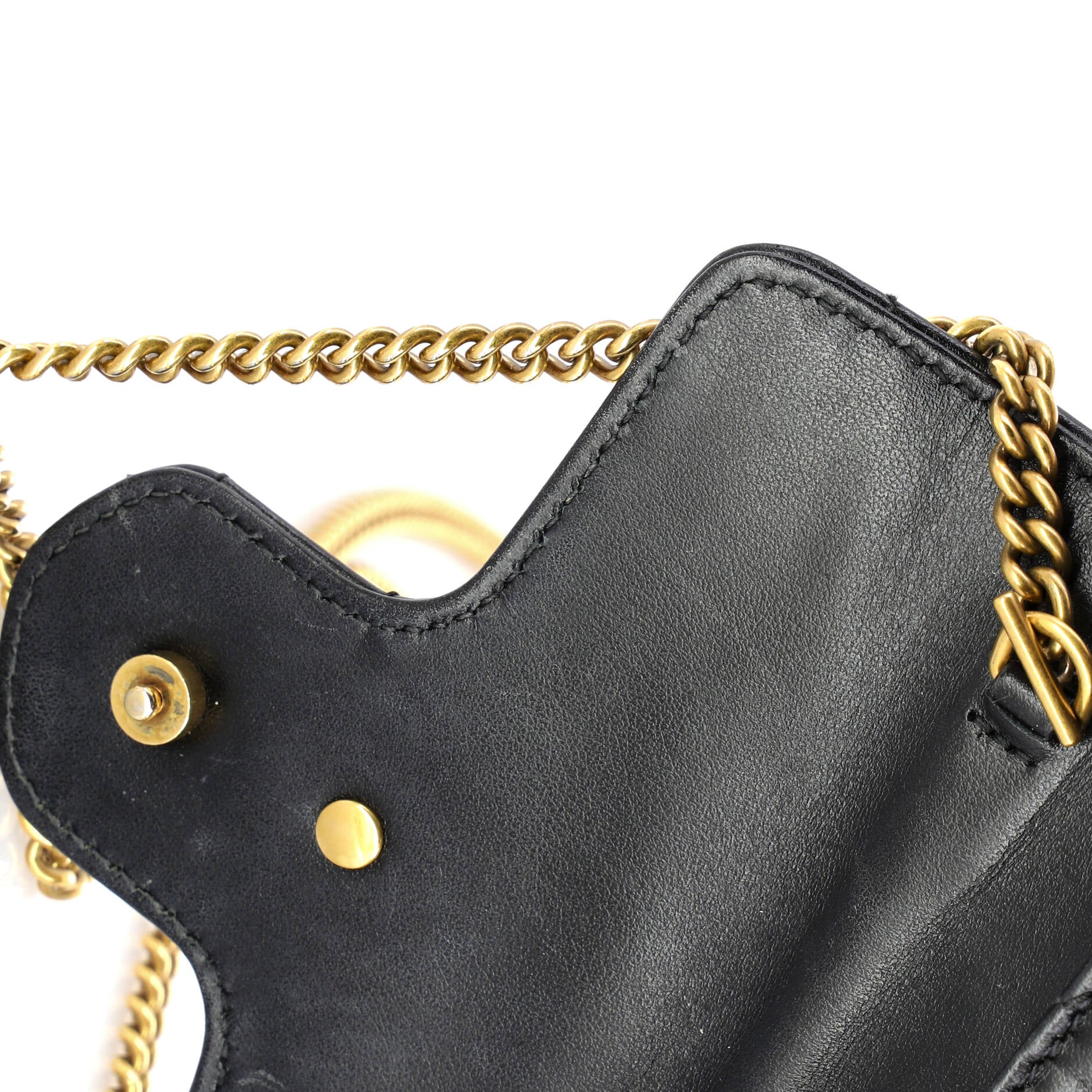 GG Marmont Flap Bag Matelasse Leather Super Mini - Image 7