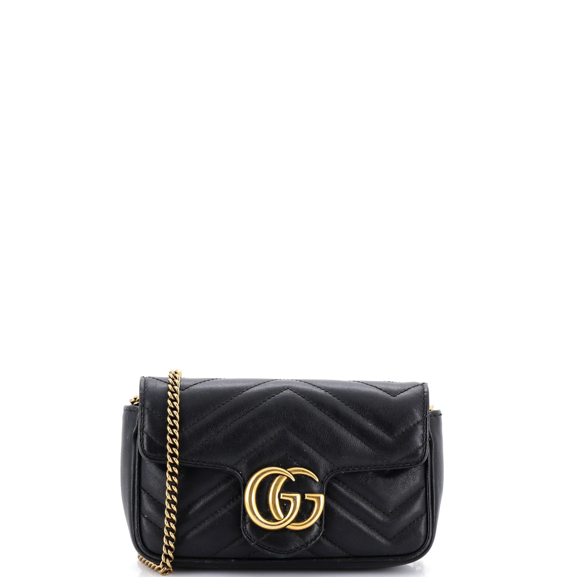 GG Marmont Flap Bag Matelasse Leather Super Mini