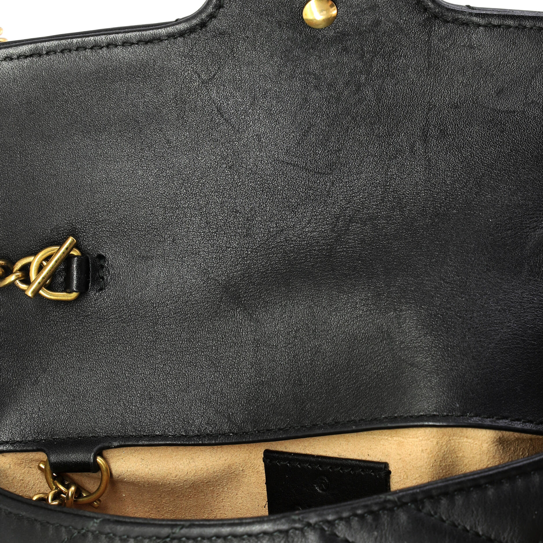 GG Marmont Flap Bag Matelasse Leather Super Mini - Image 6