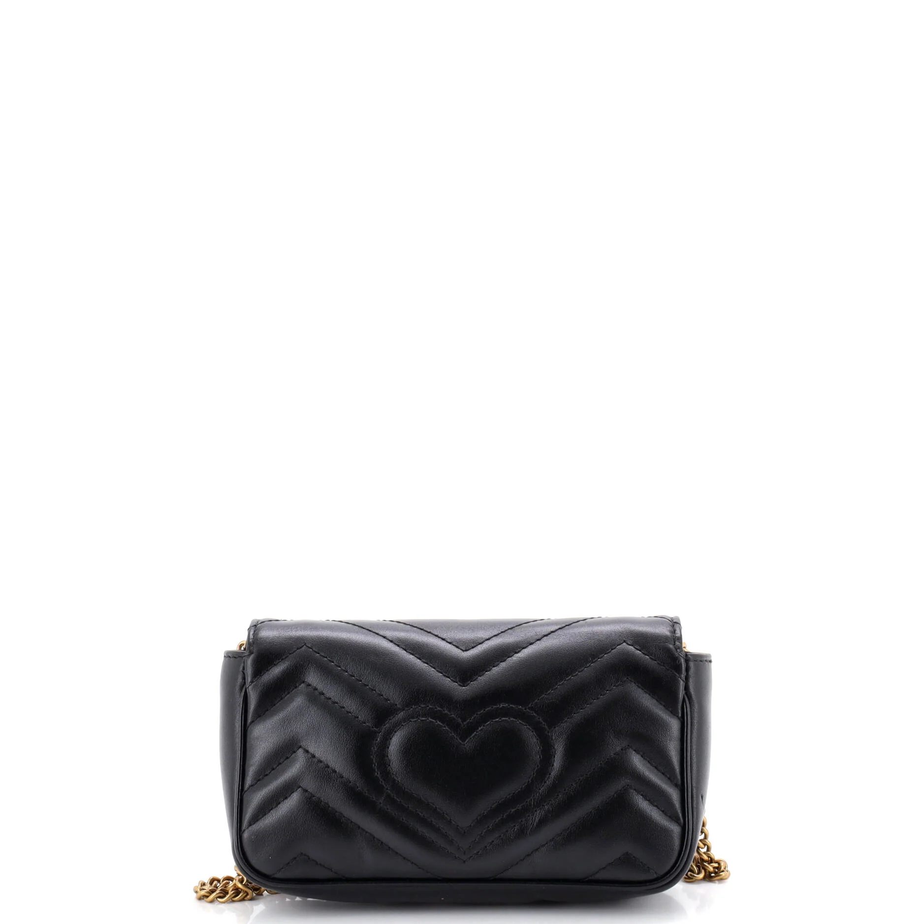 GG Marmont Flap Bag Matelasse Leather Super Mini - Image 3
