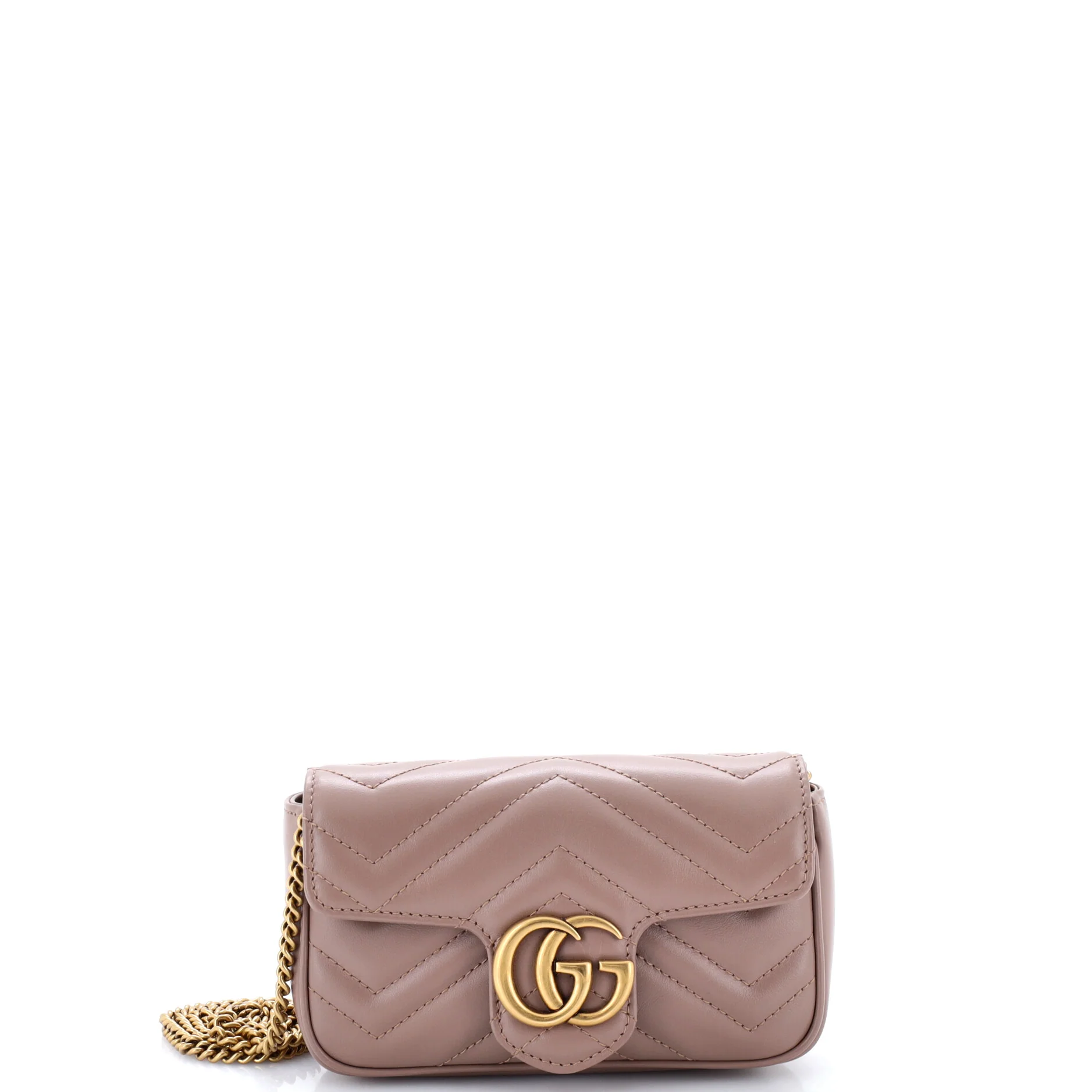 GG Marmont Flap Bag Matelasse Leather Super Mini