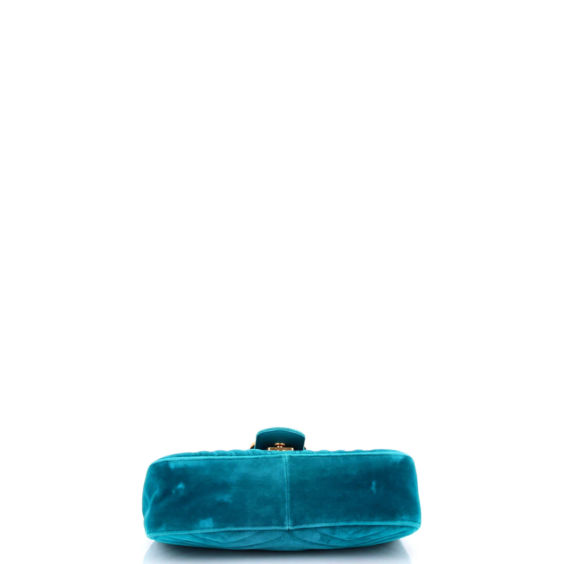 GG Marmont Flap Bag Matelasse Velvet Small - Image 4
