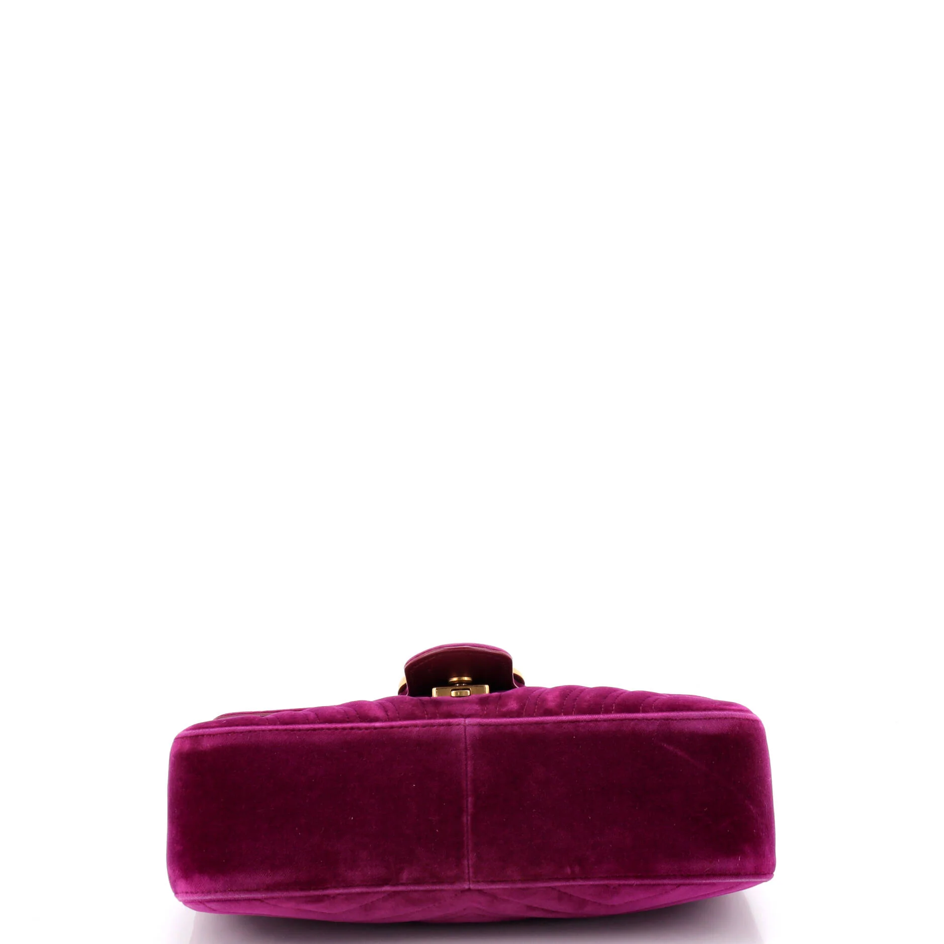 GG Marmont Flap Bag Matelasse Velvet Small - Image 4