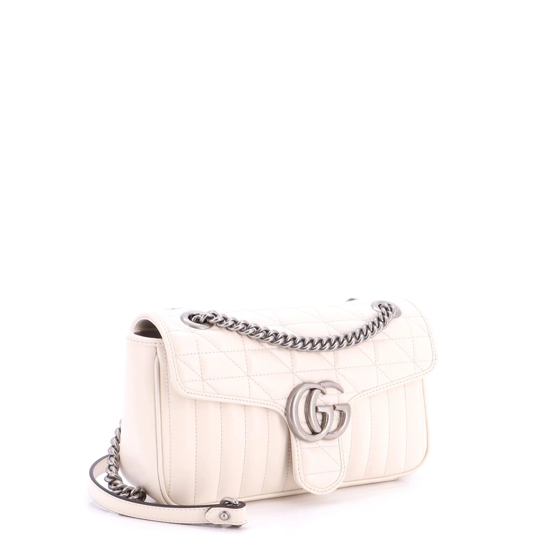 GG Marmont Flap Bag Mixed Matelasse Leather Medium - Image 2