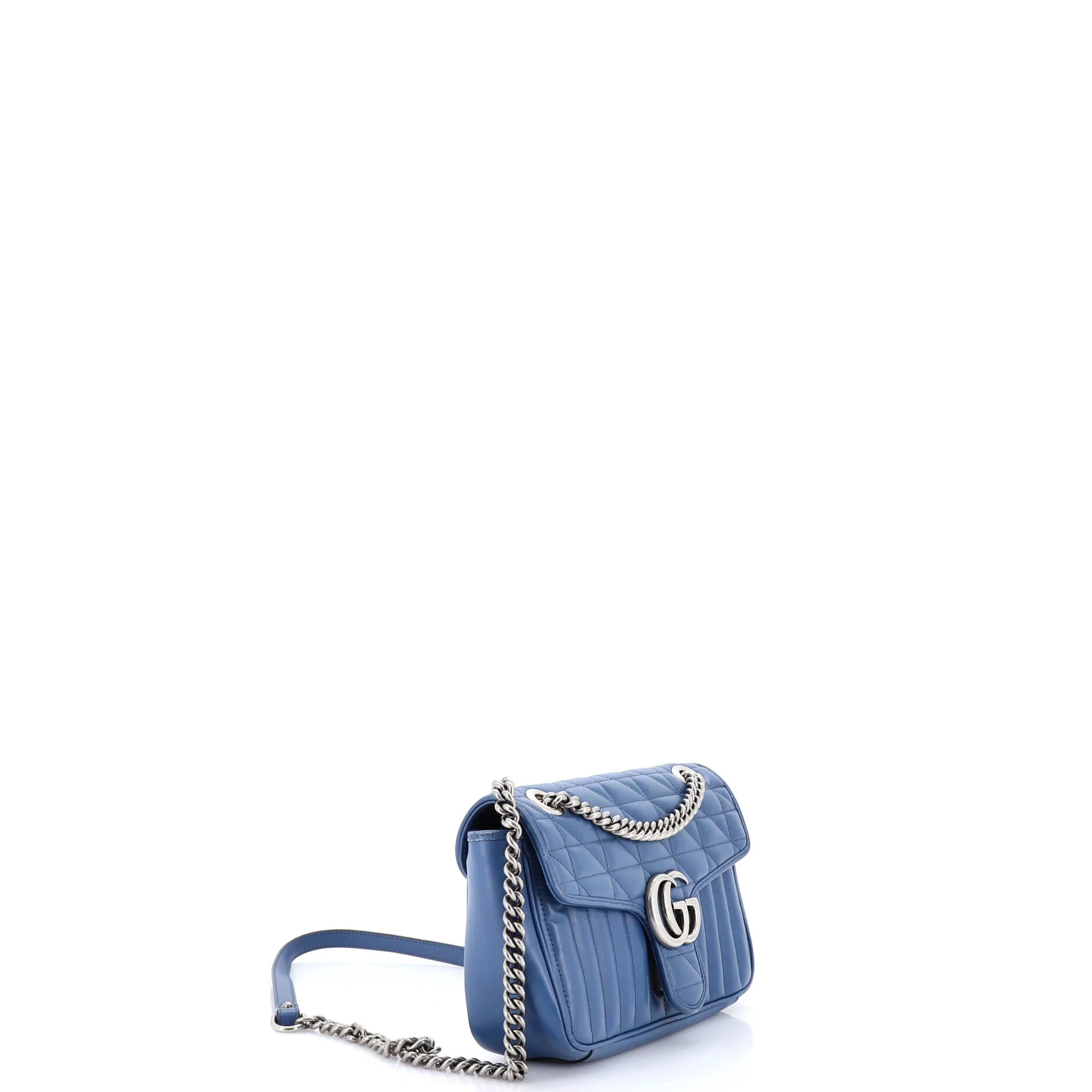 GG Marmont Flap Bag Mixed Matelasse Leather Small - Image 2
