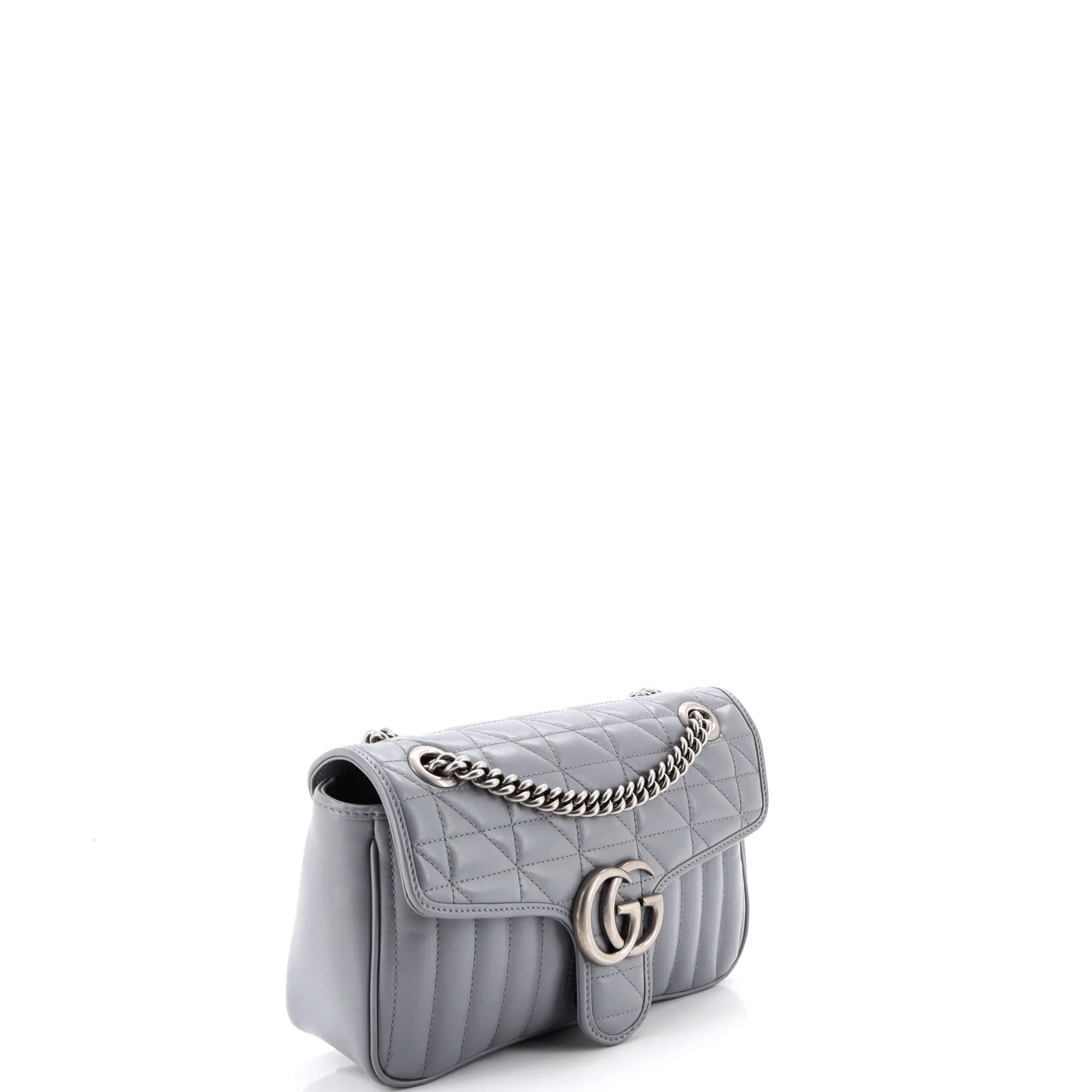 GG Marmont Flap Bag Mixed Matelasse Leather Small - Image 2