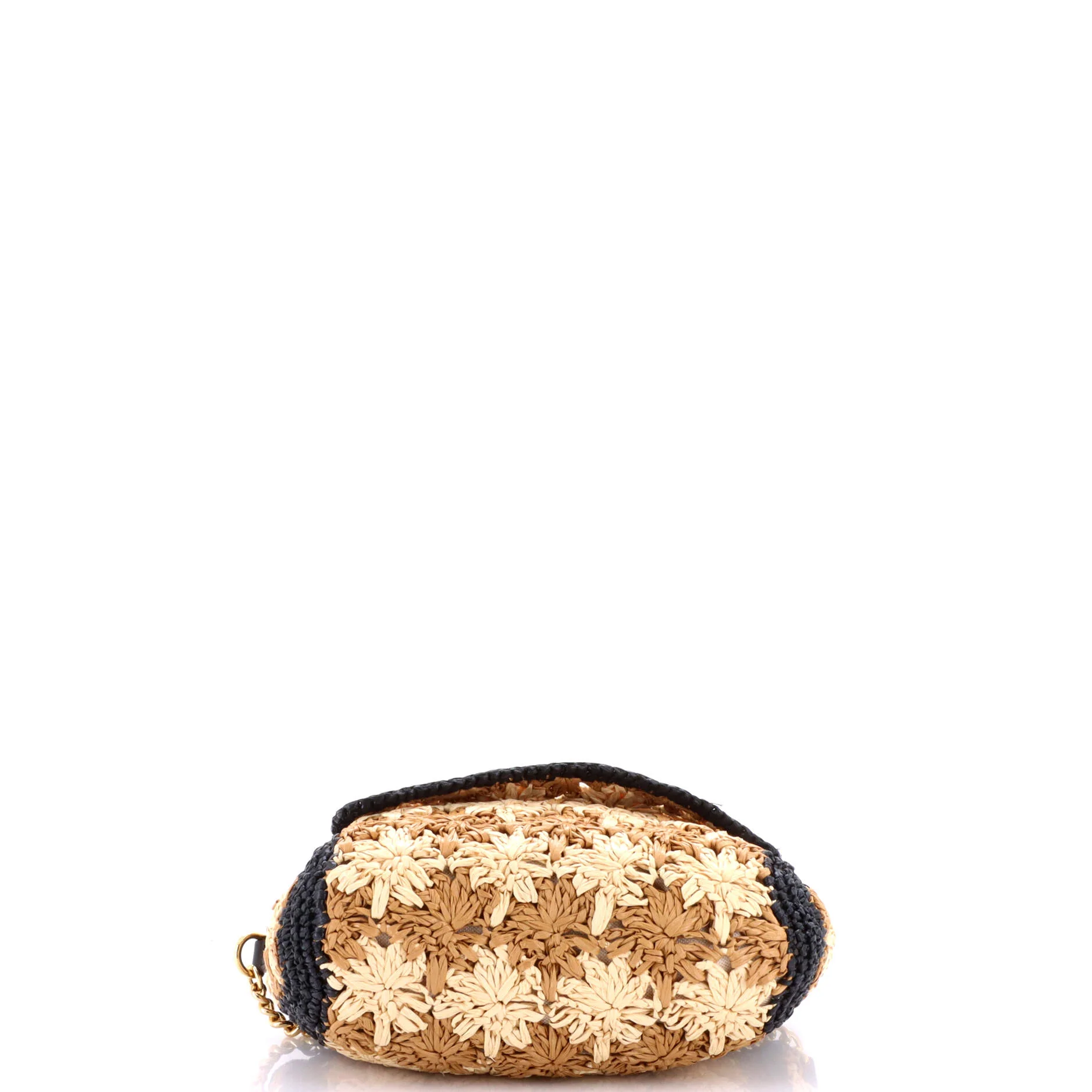GG Marmont Flap Bag Raffia Mini - Image 4