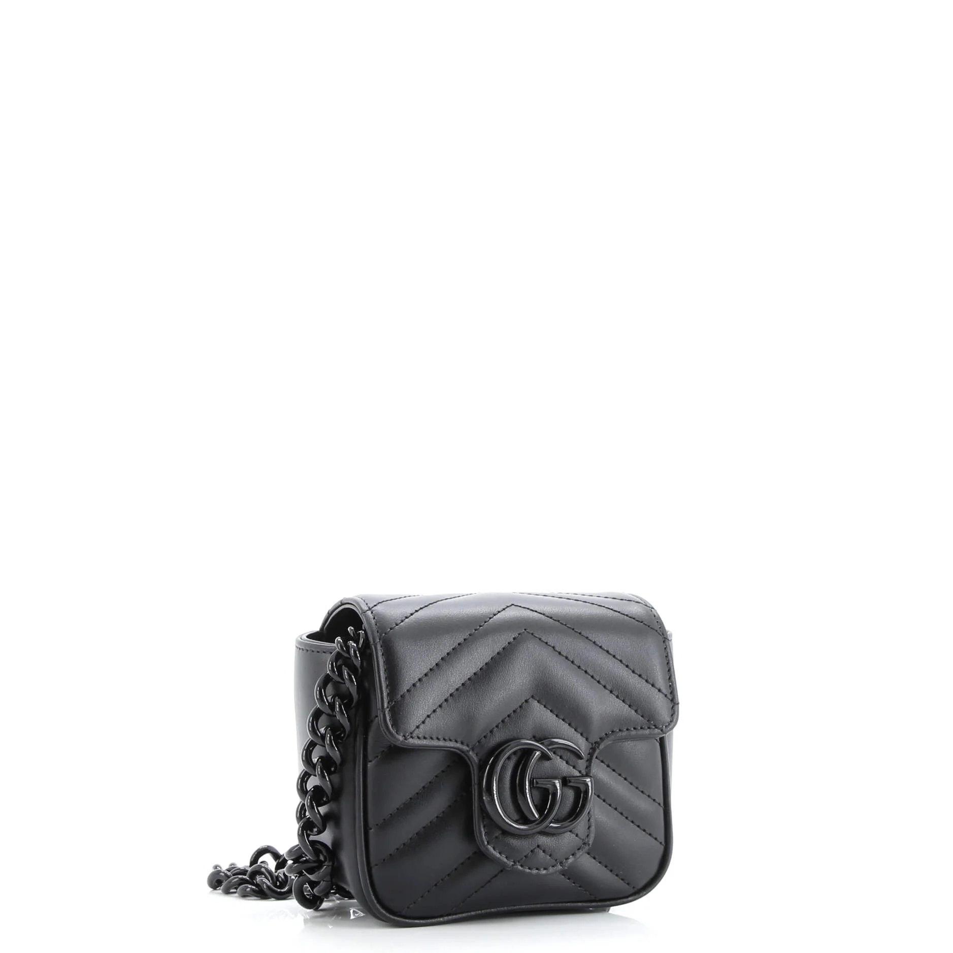 GG Marmont Flap Belt Bag Matelasse Leather Mini - Image 2