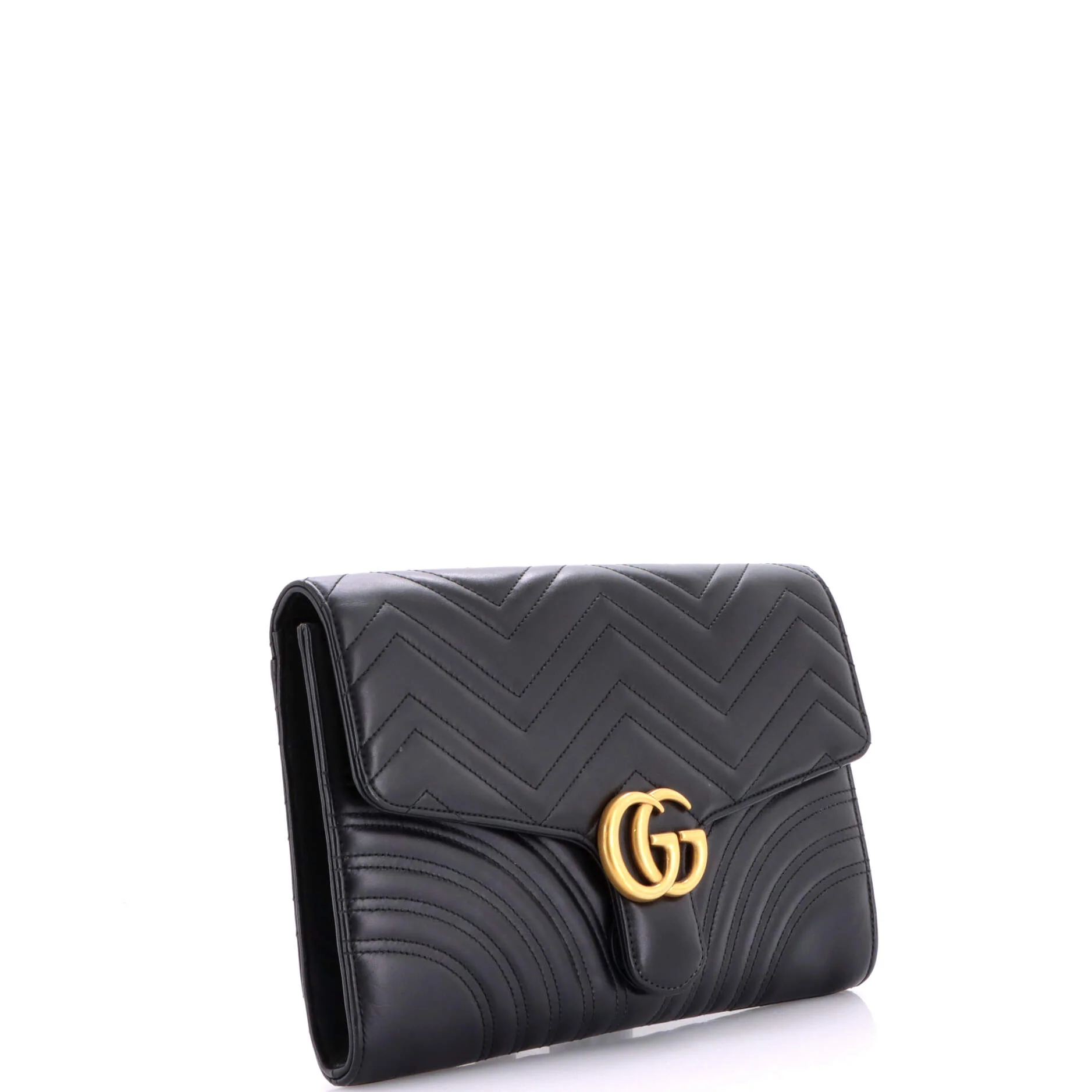 GG Marmont Flap Clutch Matelasse Leather - Image 2