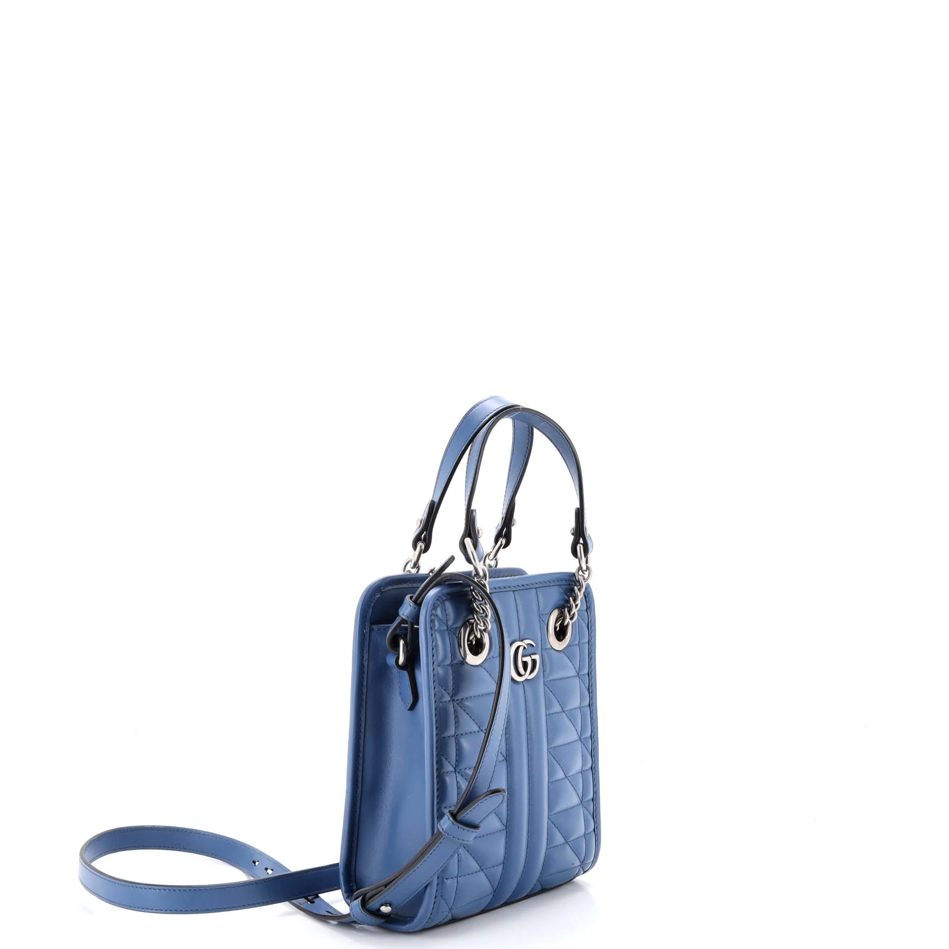 GG Marmont Handle Crossbody Bag Matelasse Leather Mini - Image 2