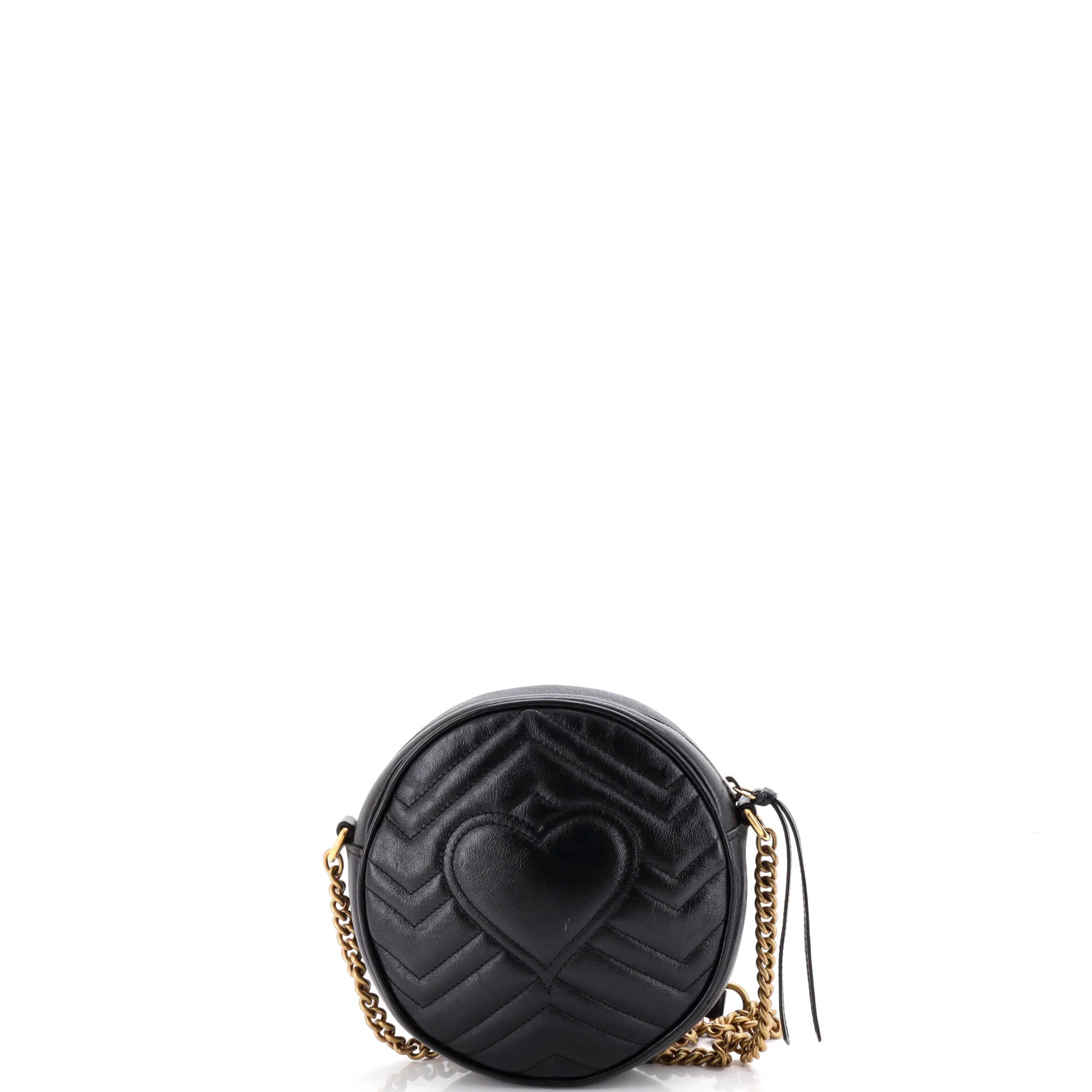 GG Marmont Round Shoulder Bag Matelasse Leather Mini - Image 3