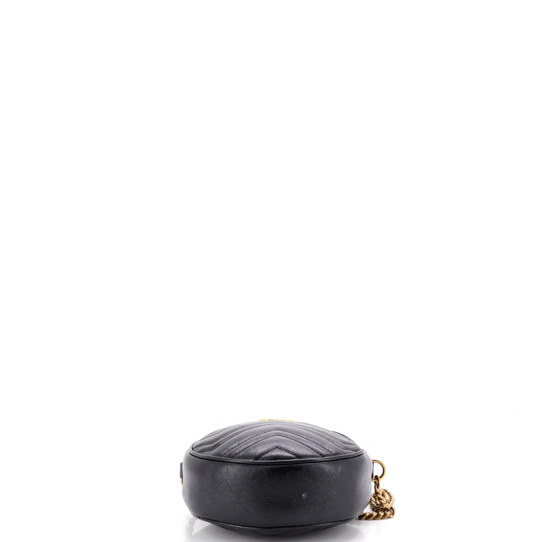 GG Marmont Round Shoulder Bag Matelasse Leather Mini - Image 4