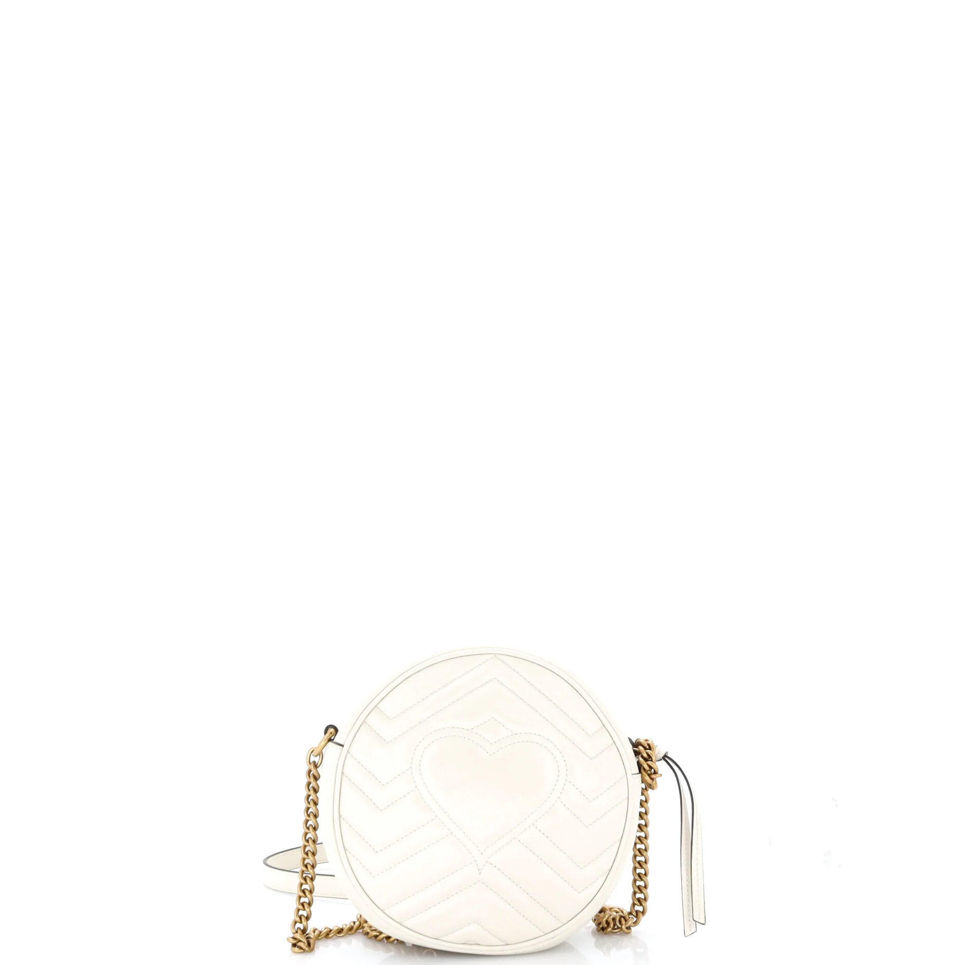 GG Marmont Round Shoulder Bag Matelasse Leather Mini - Image 3
