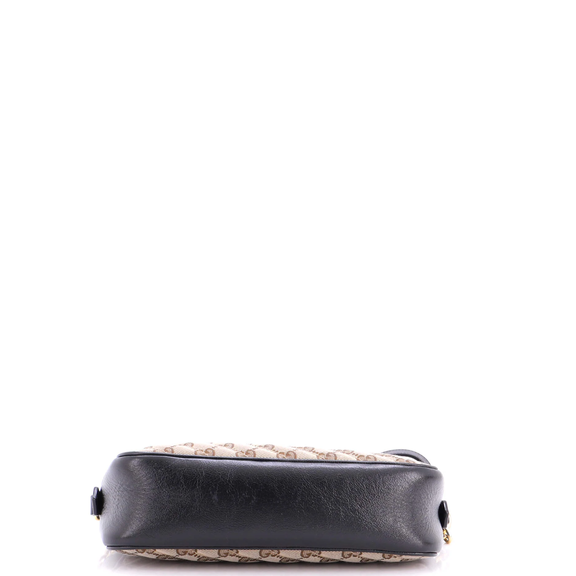 GG Marmont Shoulder Bag Diagonal Quilted GG Canvas with Leather Small - Image 4