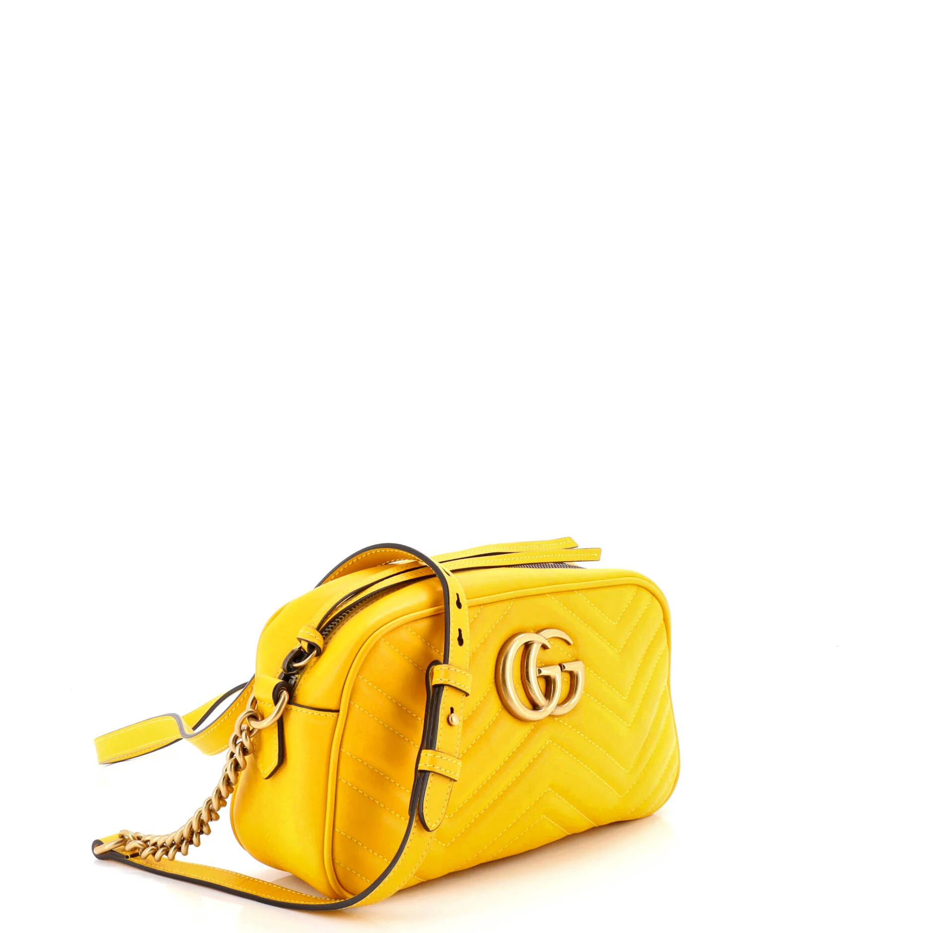 GG Marmont Shoulder Bag Matelasse Leather Small - Image 2