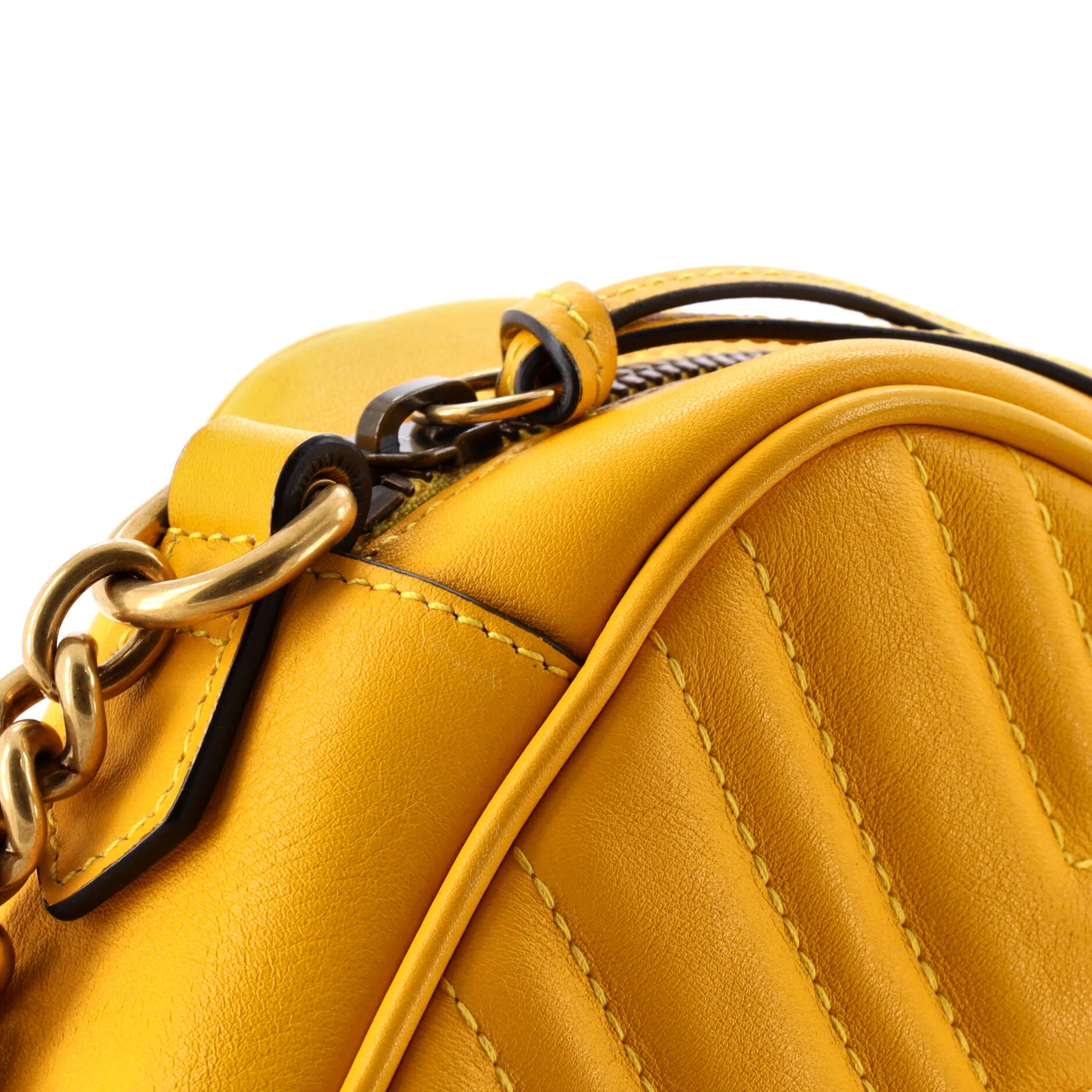 GG Marmont Shoulder Bag Matelasse Leather Small - Image 6