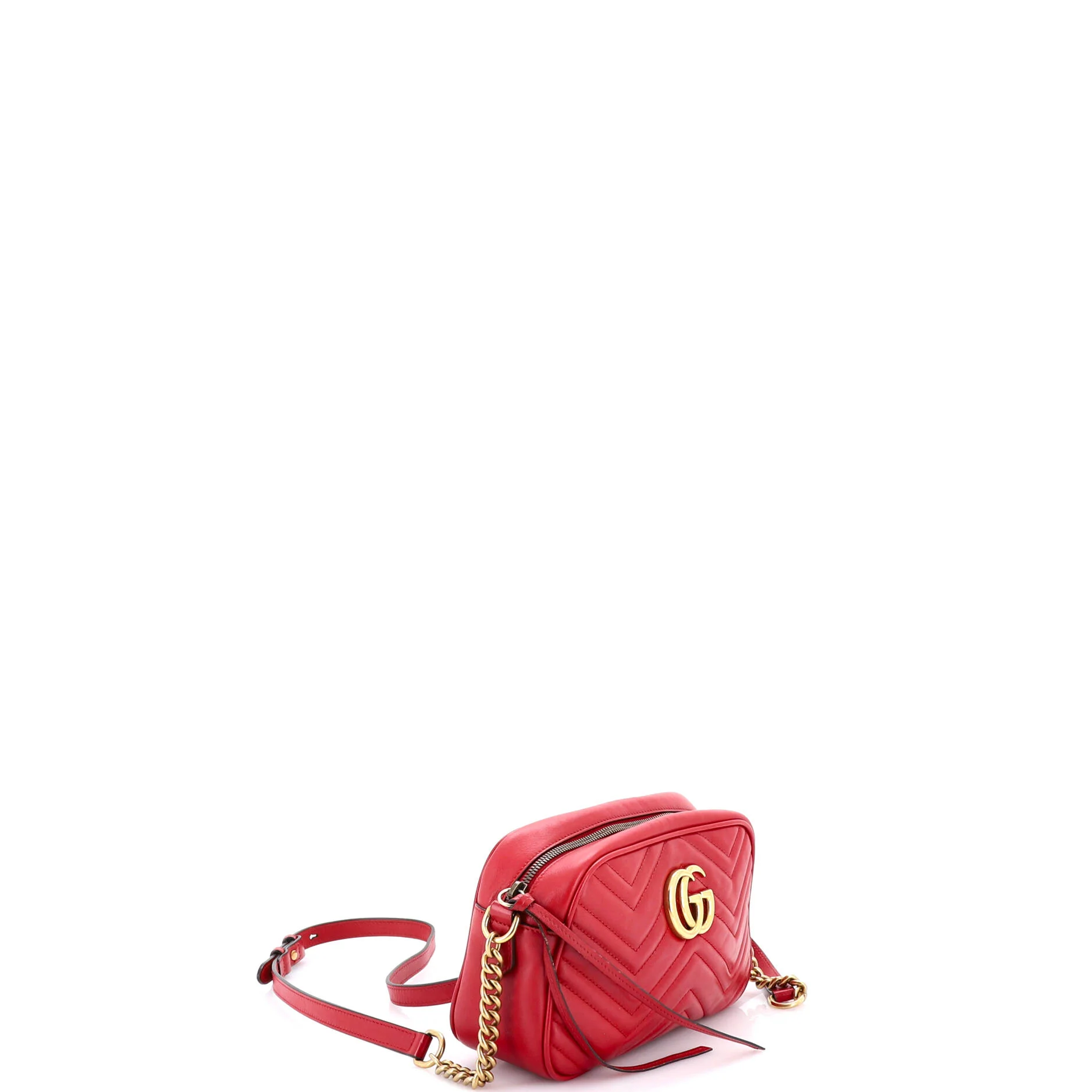 GG Marmont Shoulder Bag Matelasse Leather Small - Image 2