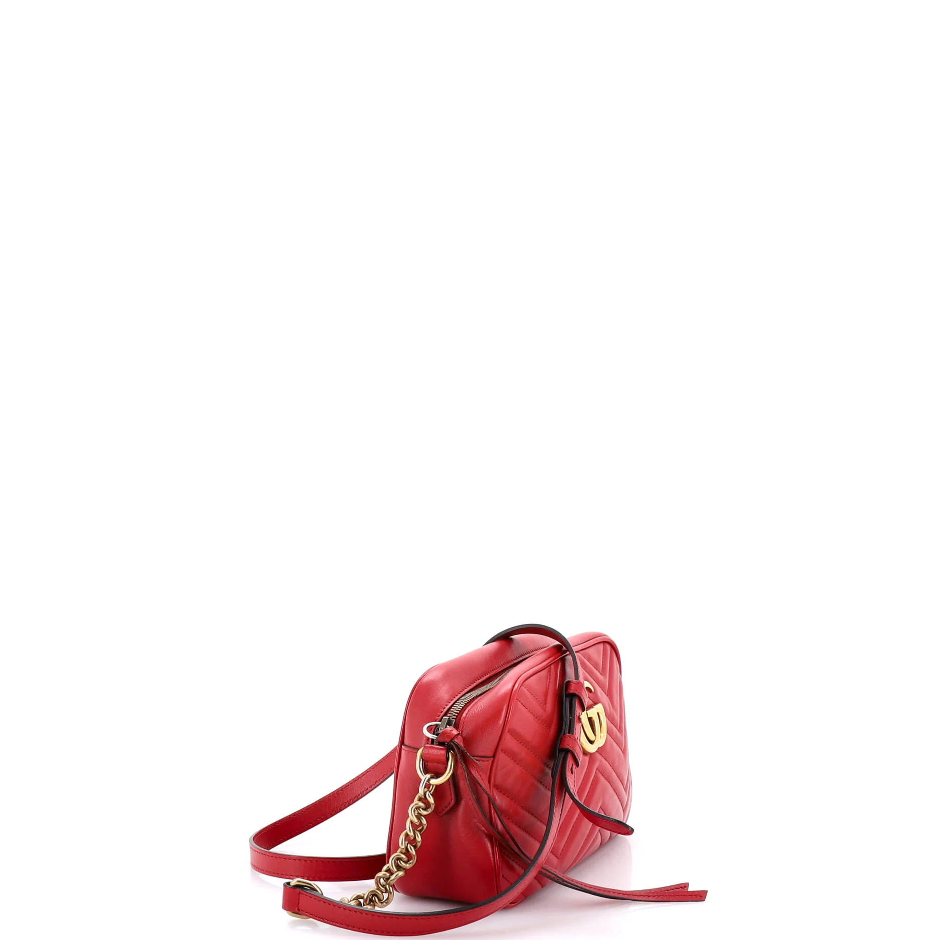 GG Marmont Shoulder Bag Matelasse Leather Small - Image 2