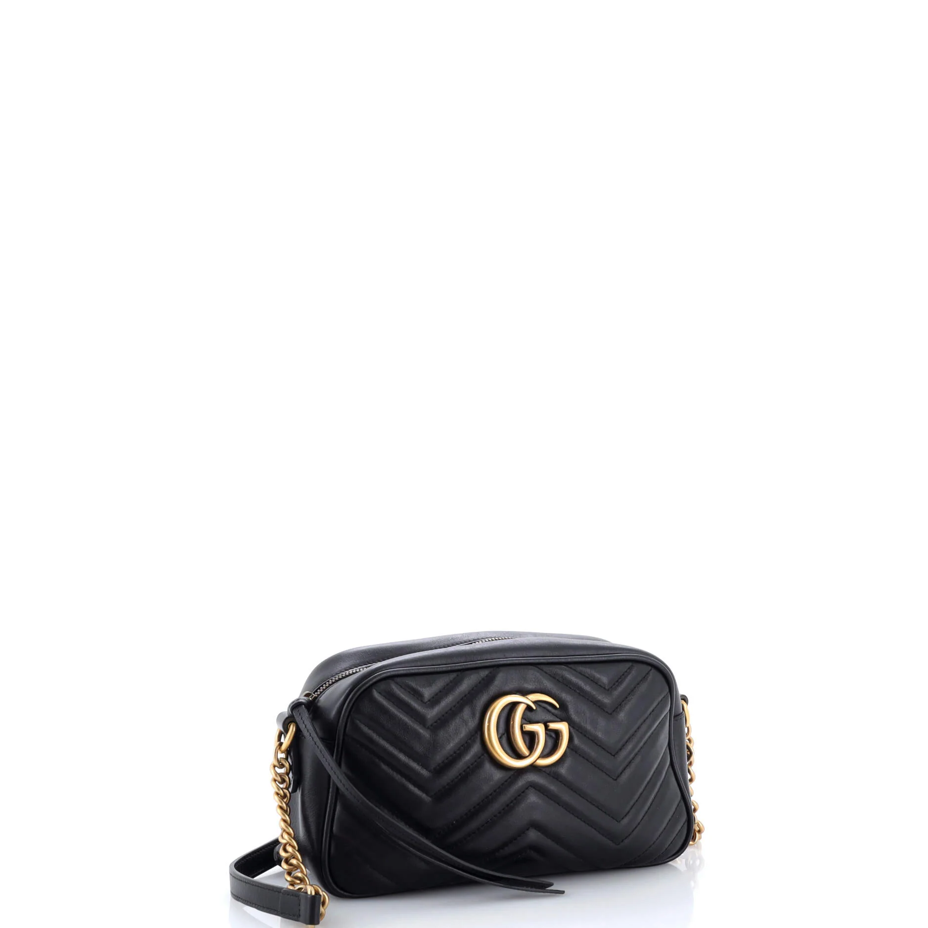 GG Marmont Shoulder Bag Matelasse Leather Small - Image 2