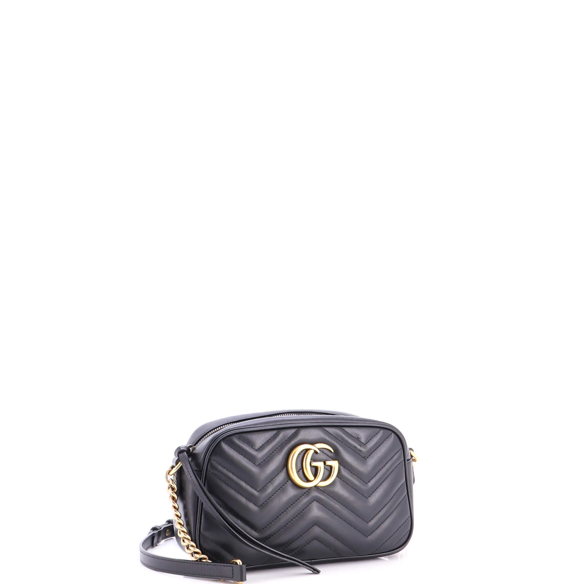 GG Marmont Shoulder Bag Matelasse Leather Small - Image 2