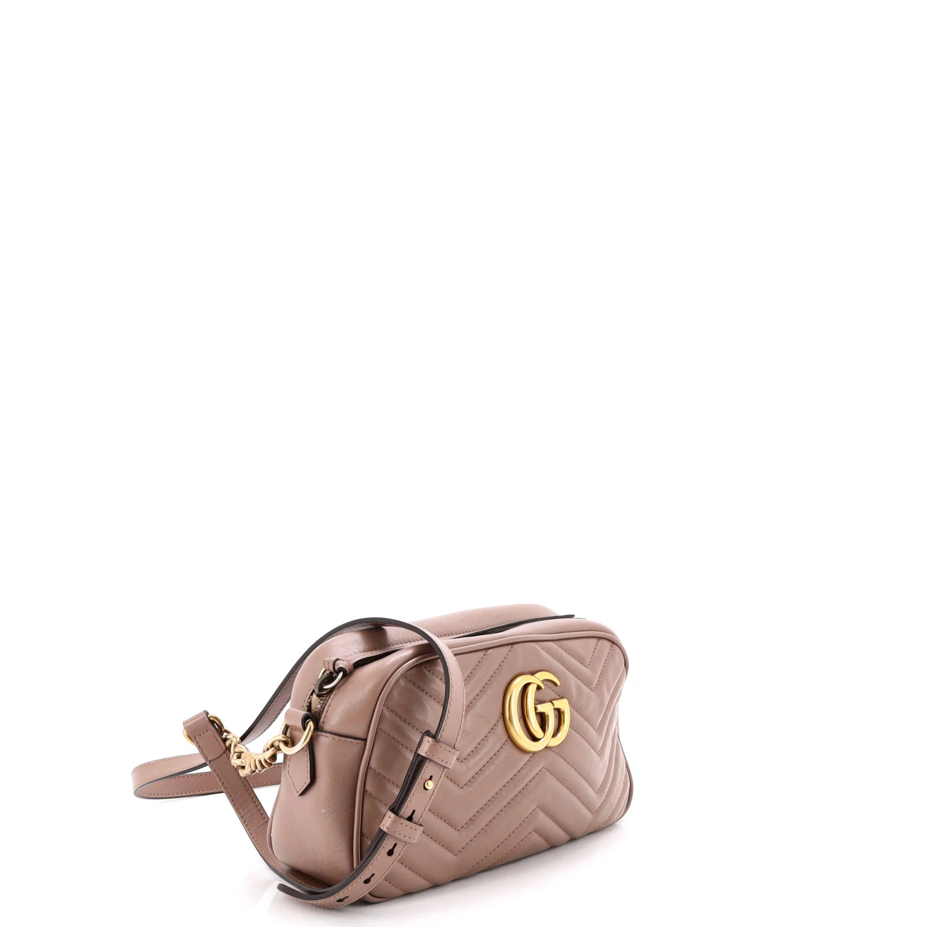 GG Marmont Shoulder Bag Matelasse Leather Small - Image 2